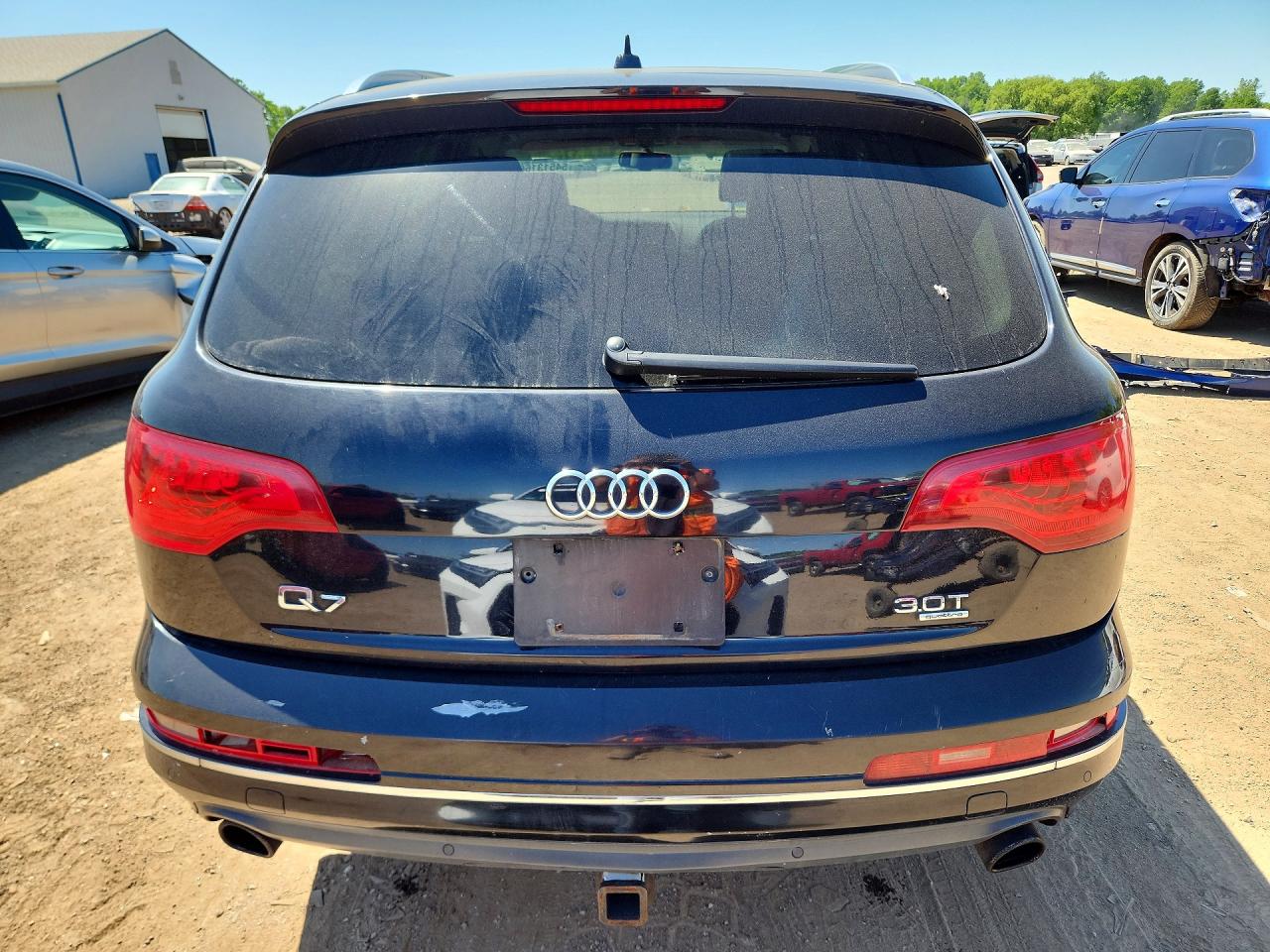 2014 Audi Q7 Premium Plus Black vin: WA1LGAFE6ED018174