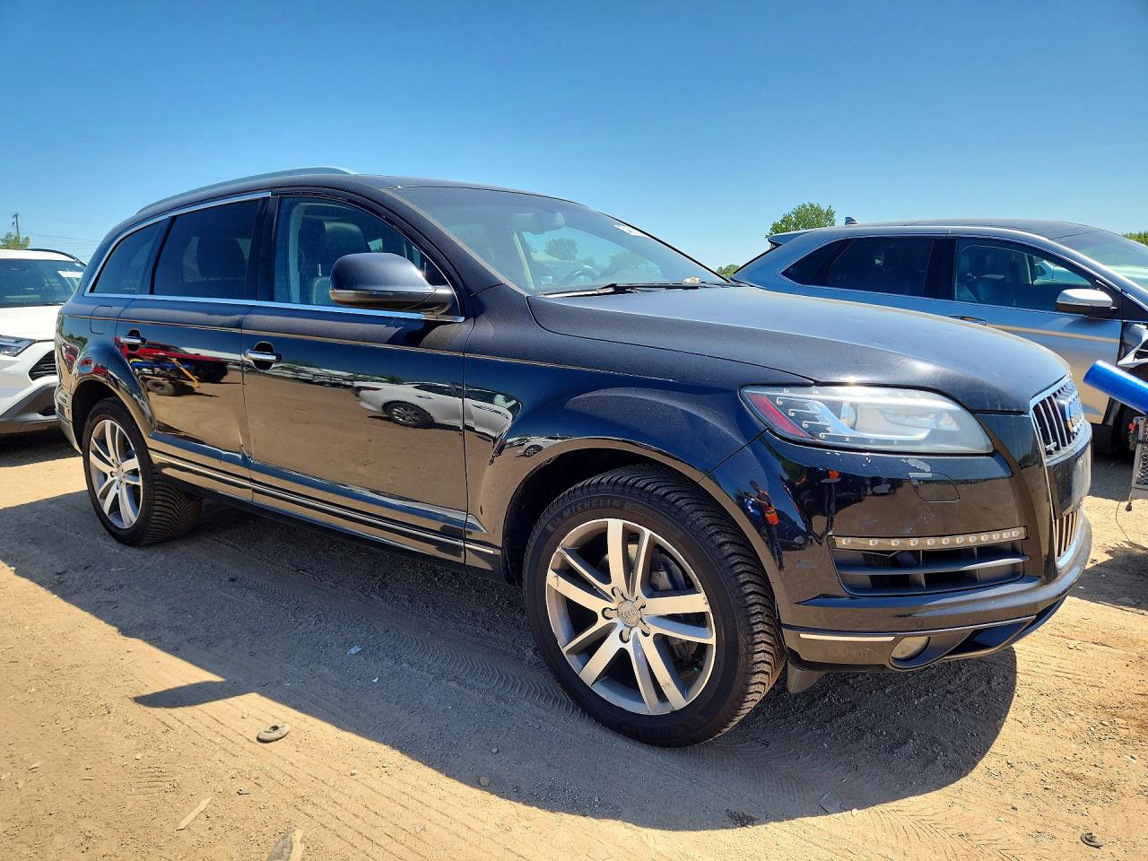 2014 Audi Q7 Premium Plus Black vin: WA1LGAFE6ED018174