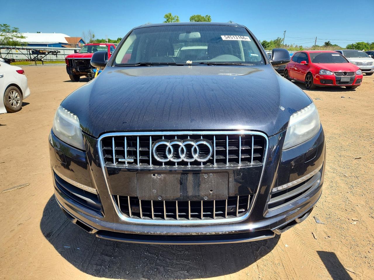 2014 Audi Q7 Premium Plus Black vin: WA1LGAFE6ED018174