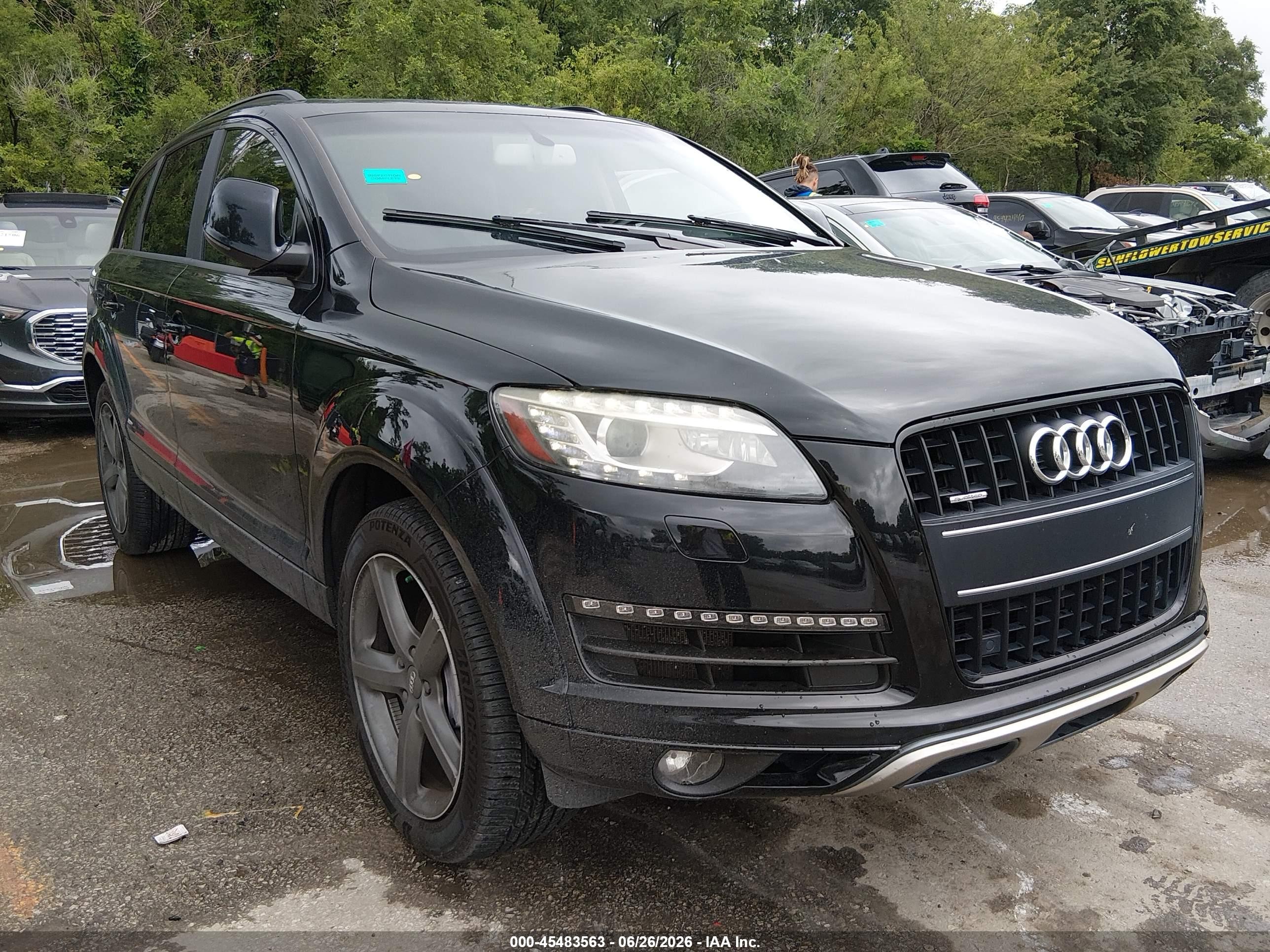 2015 Audi Q7 3.0t Premium Черный vin: WA1LGAFE6FD006477