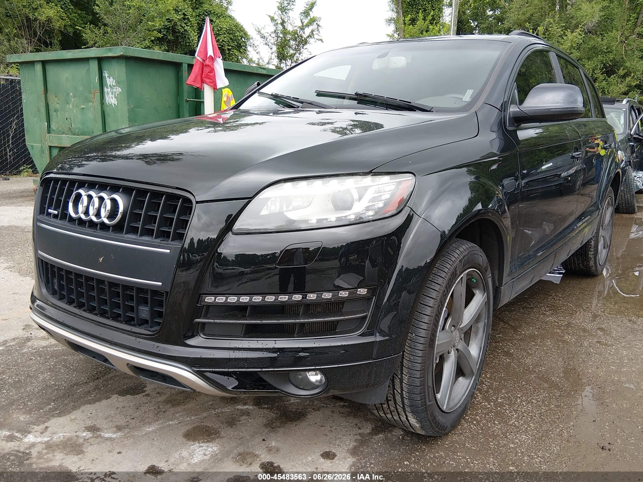 2015 Audi Q7 3.0t Premium Черный vin: WA1LGAFE6FD006477