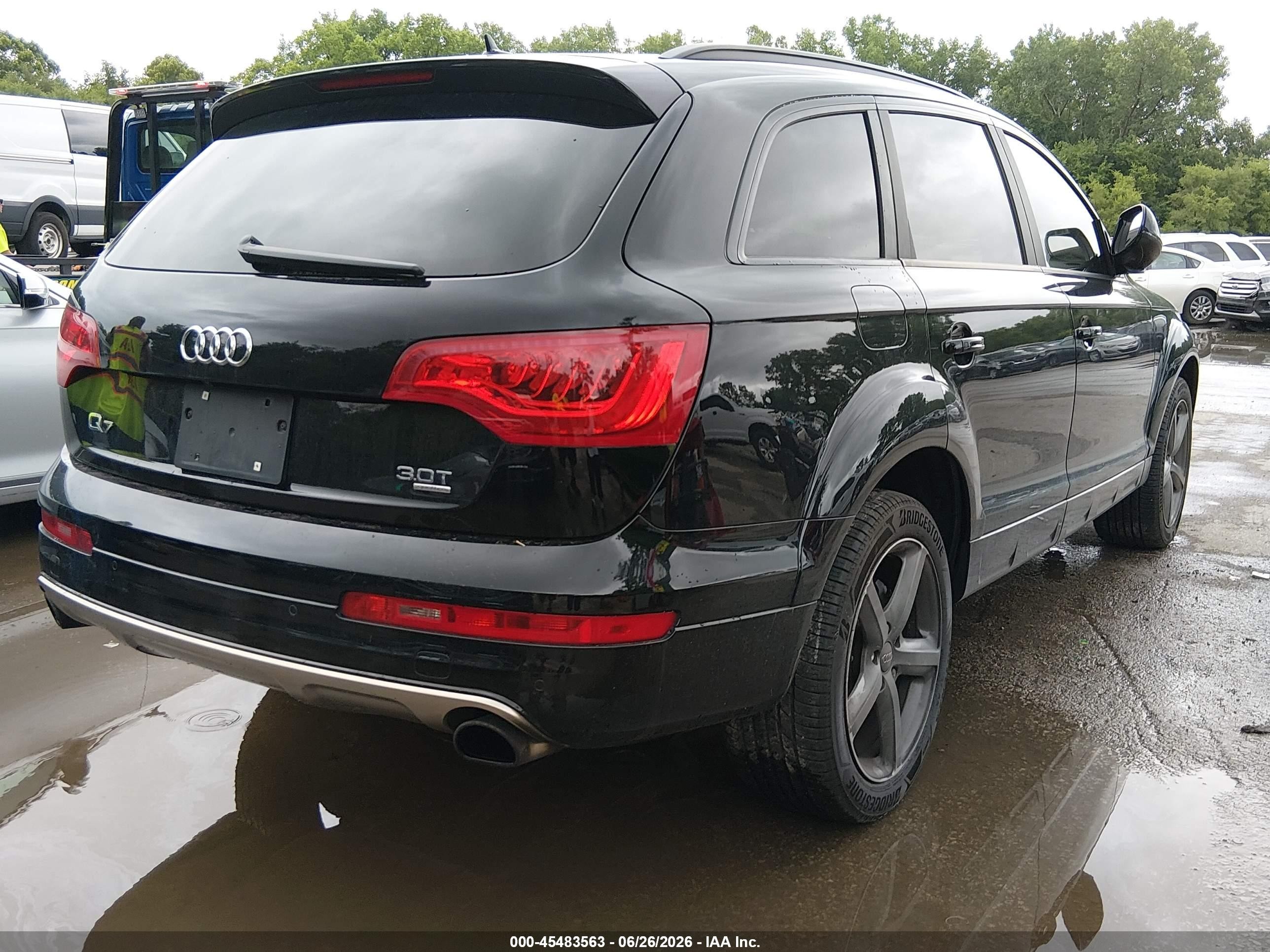 2015 Audi Q7 3.0t Premium Черный vin: WA1LGAFE6FD006477