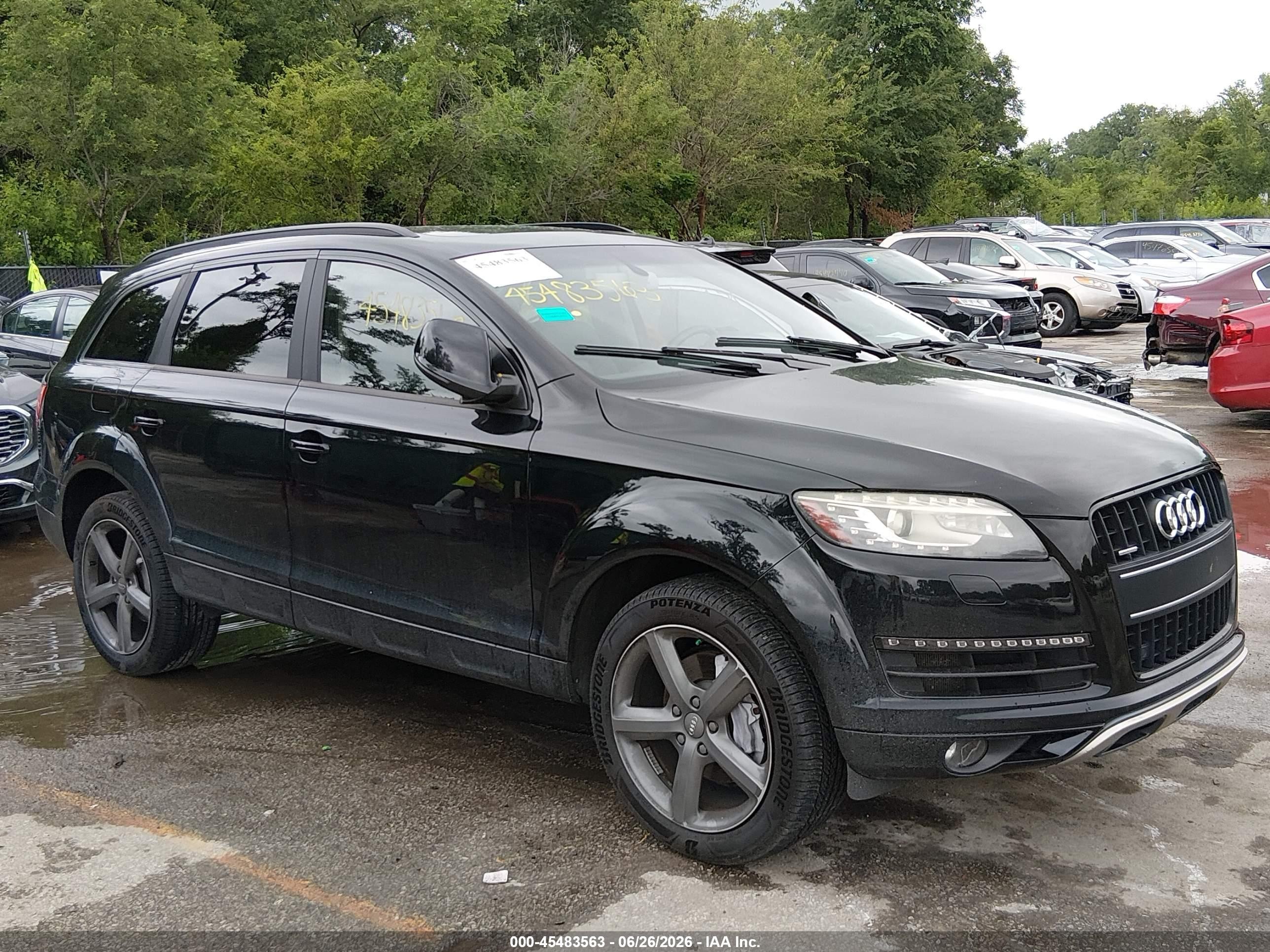 2015 Audi Q7 3.0t Premium Черный vin: WA1LGAFE6FD006477