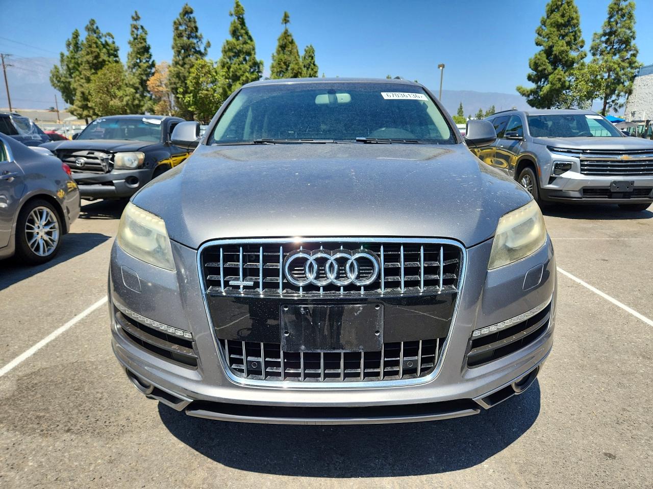 2015 Audi Q7 Premium Plus Gray vin: WA1LGAFE6FD006608