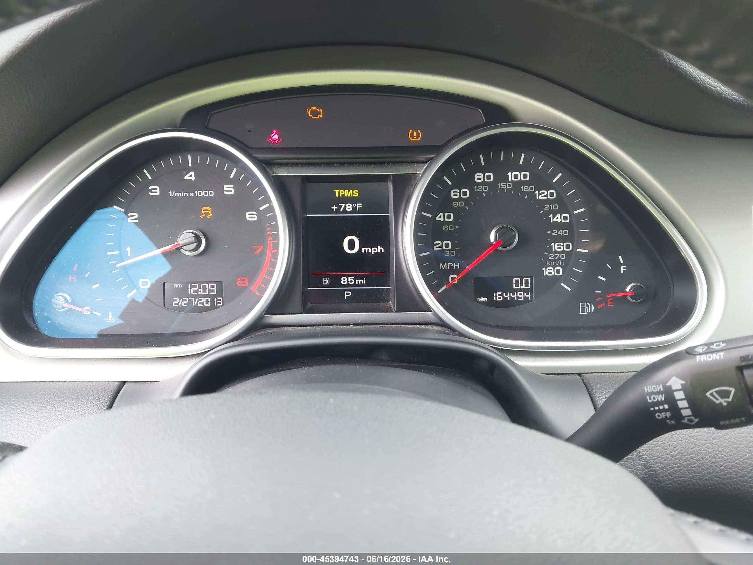 2015 Audi Q7 3.0t Premium Black vin: WA1LGAFE6FD024865