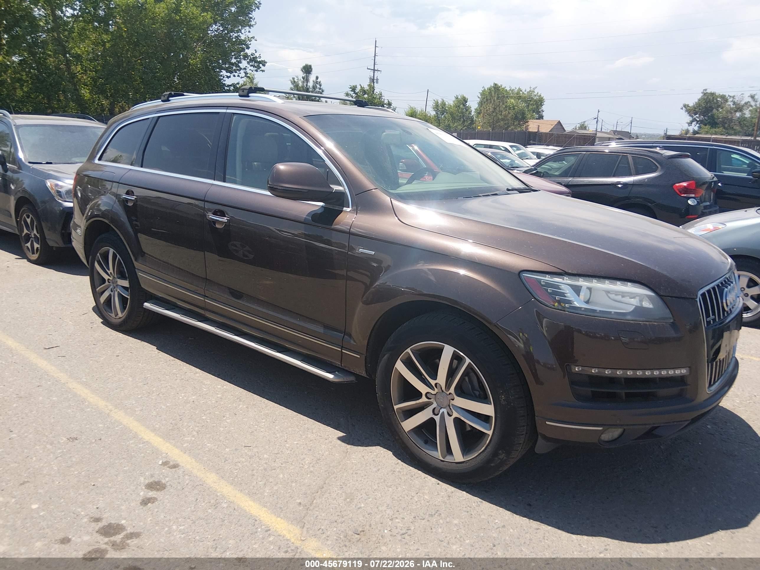 2015 Audi Q7 3.0t Premium Brown vin: WA1LGAFE6FD025028