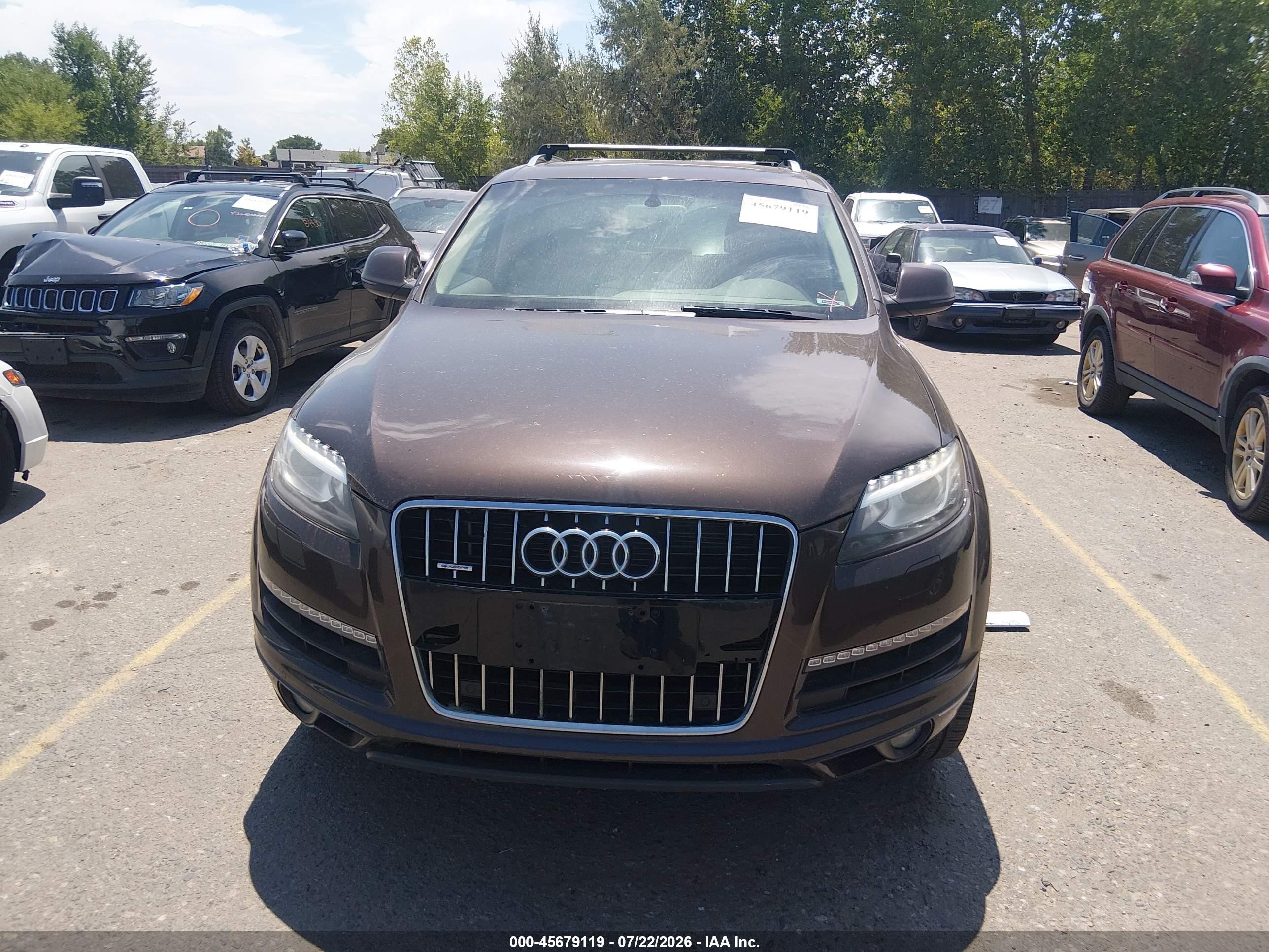 2015 Audi Q7 3.0t Premium Brown vin: WA1LGAFE6FD025028