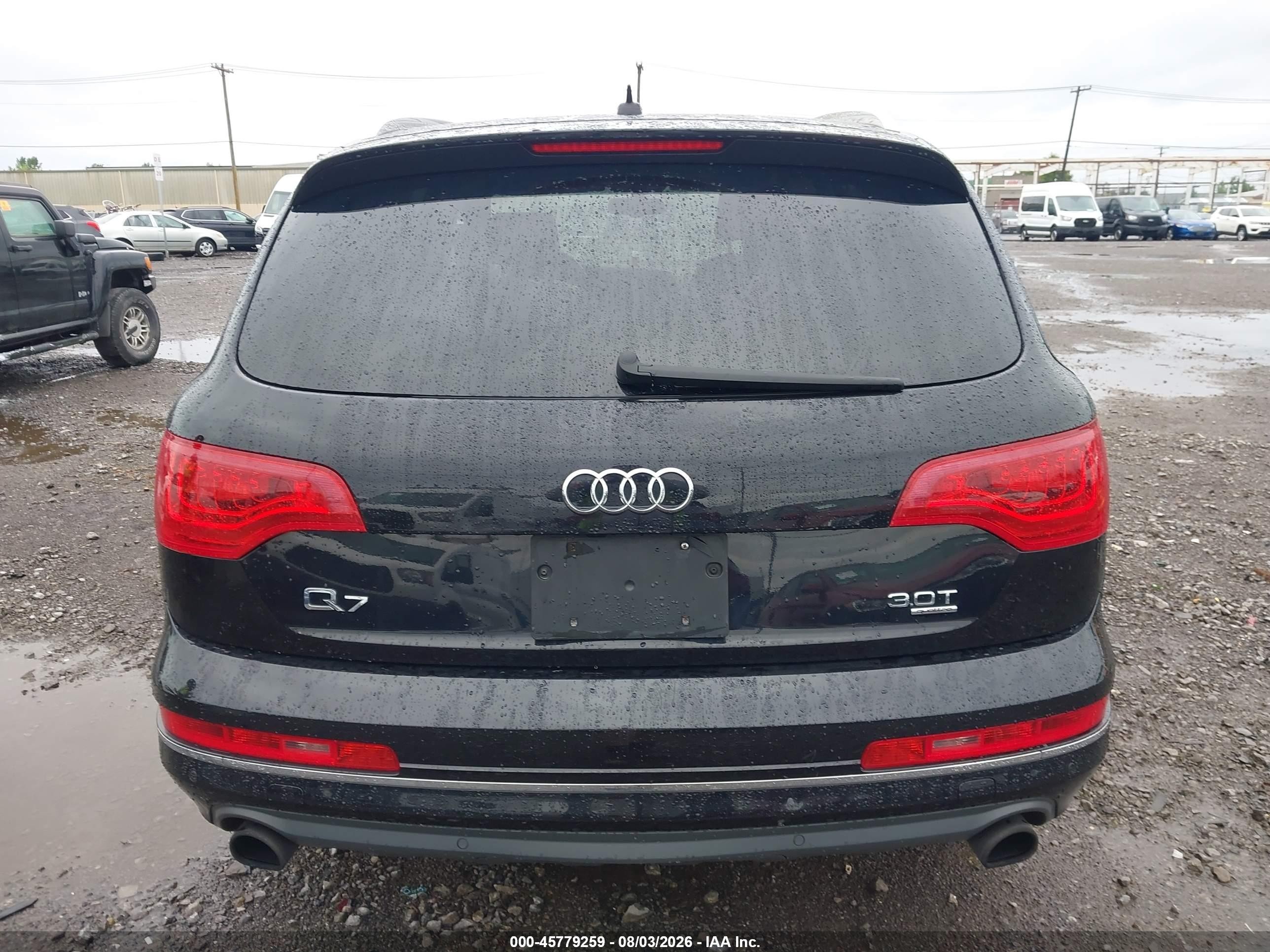 2015 Audi Q7 3.0t Premium Черный vin: WA1LGAFE6FD027023