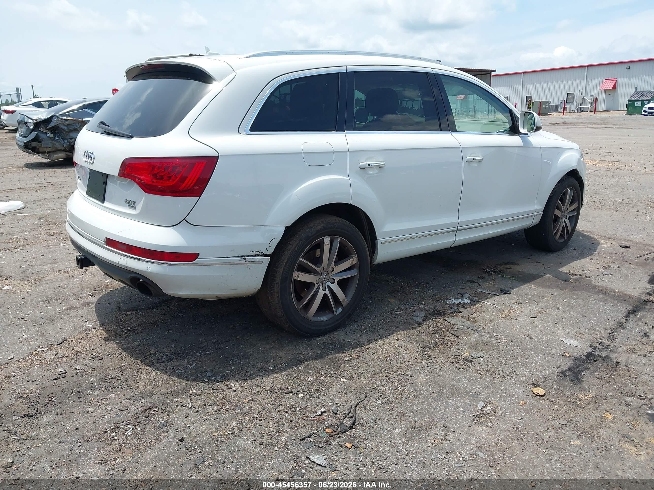 2015 Audi Q7 3.0t Premium White vin: WA1LGAFE6FD031623