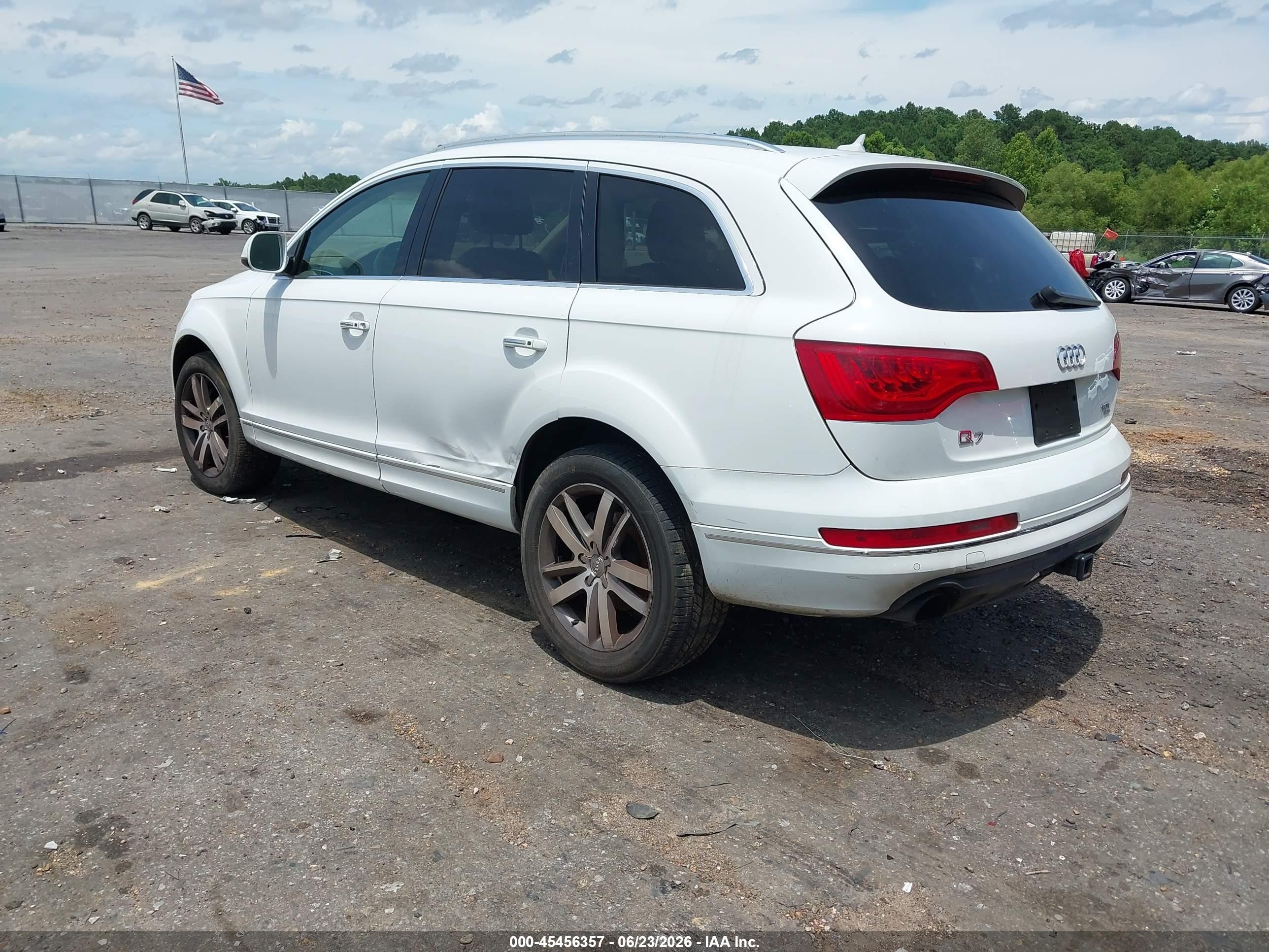 2015 Audi Q7 3.0t Premium White vin: WA1LGAFE6FD031623