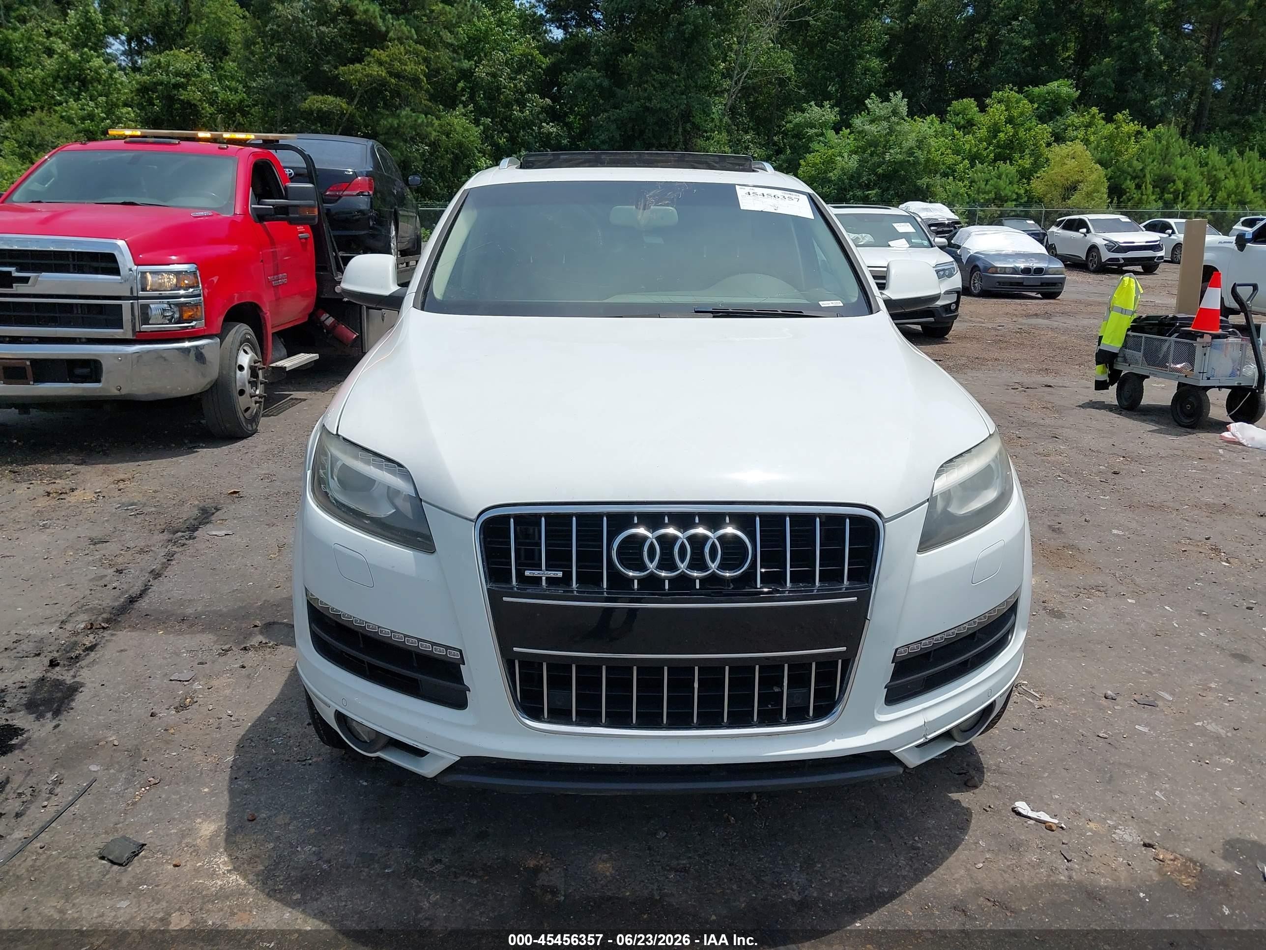 2015 Audi Q7 3.0t Premium White vin: WA1LGAFE6FD031623