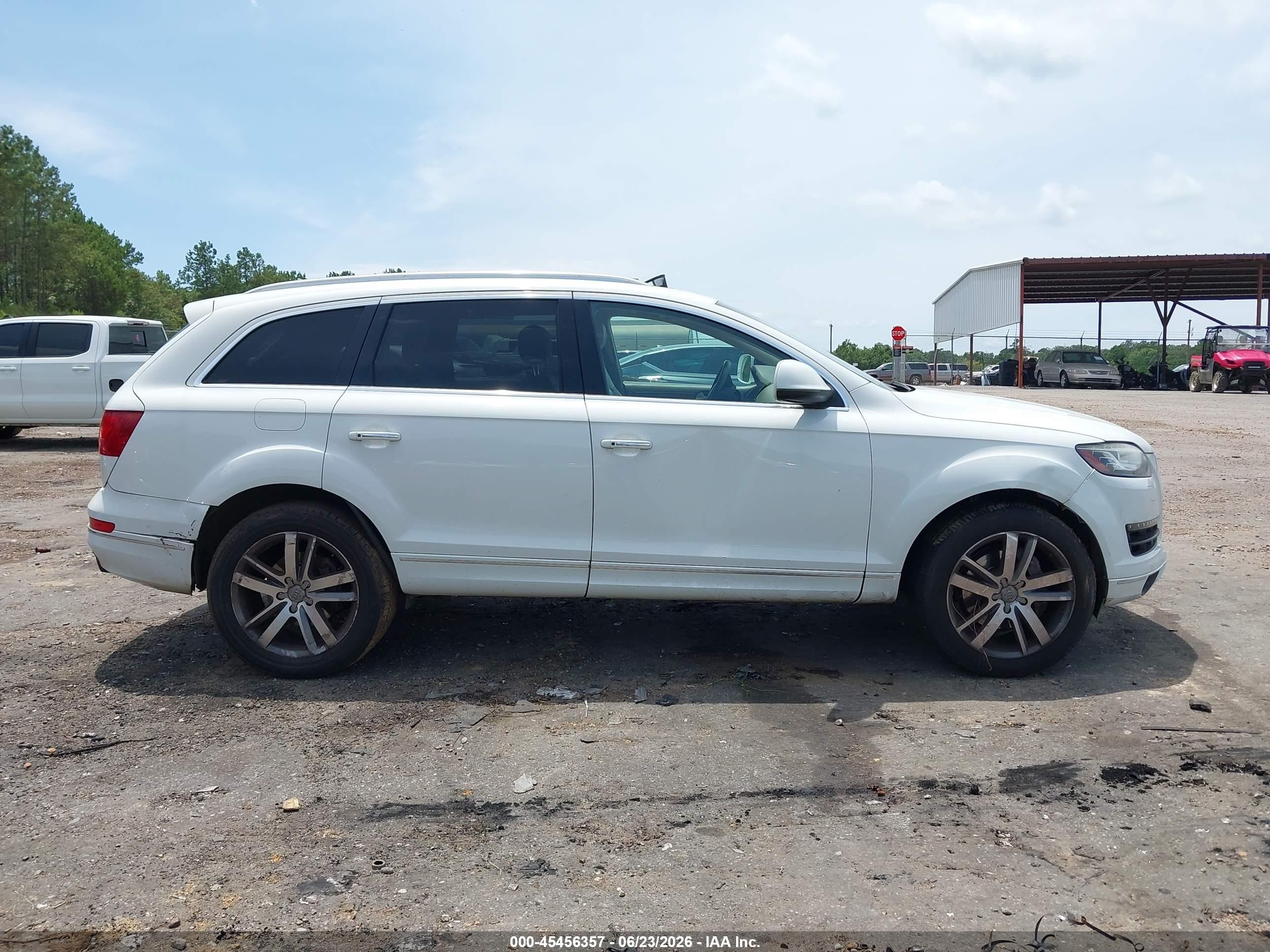 2015 Audi Q7 3.0t Premium White vin: WA1LGAFE6FD031623