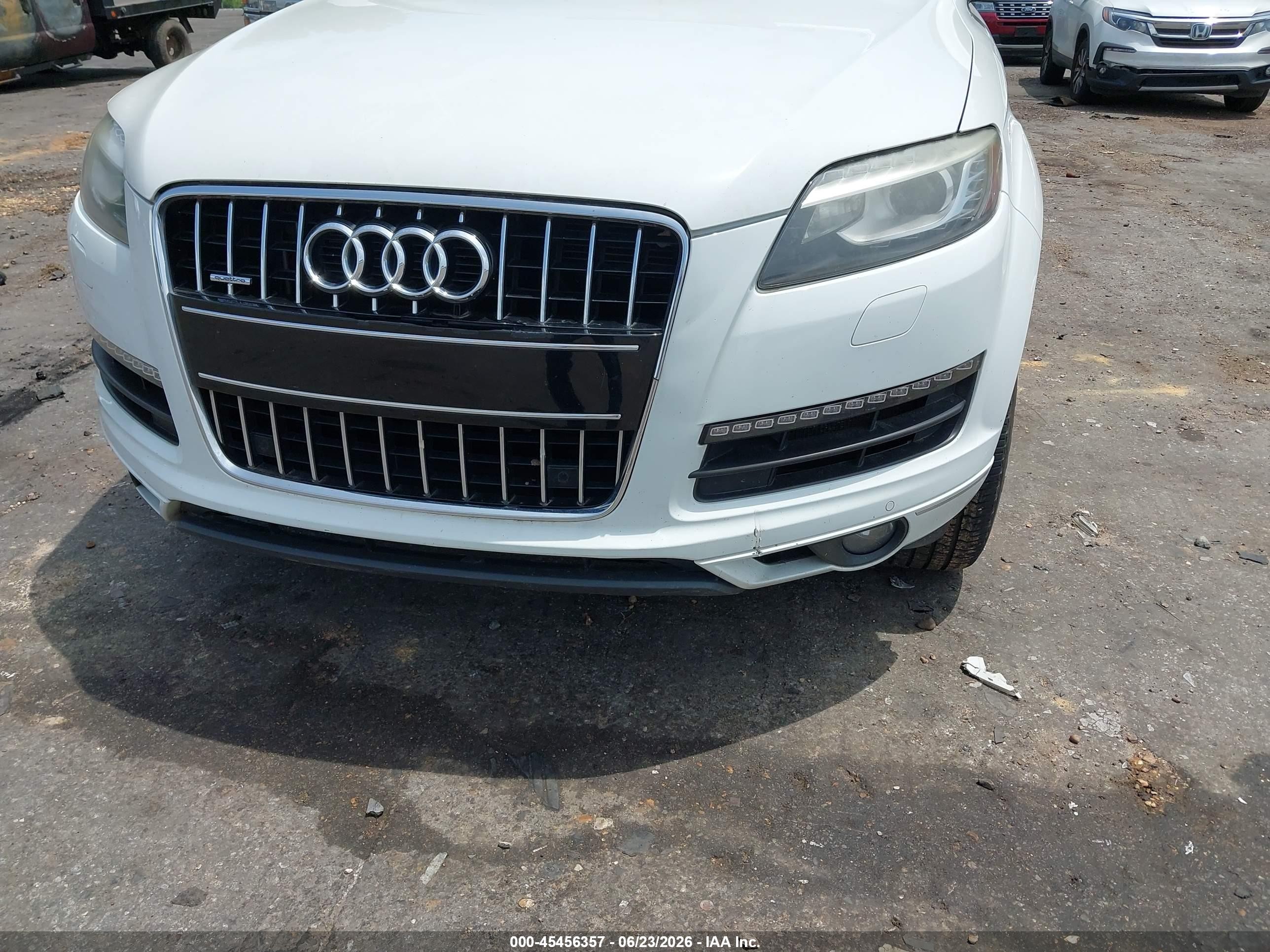 2015 Audi Q7 3.0t Premium White vin: WA1LGAFE6FD031623
