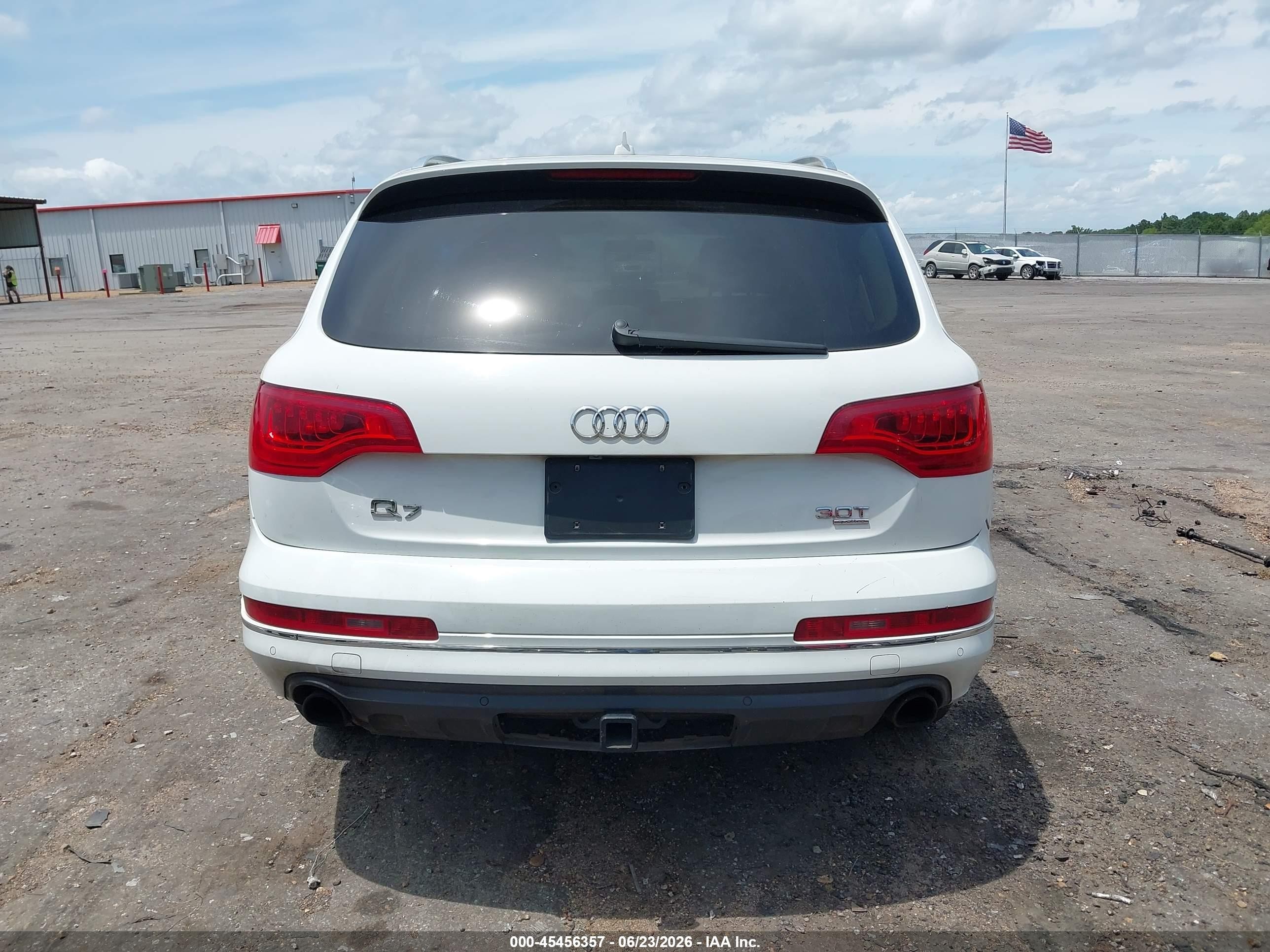 2015 Audi Q7 3.0t Premium White vin: WA1LGAFE6FD031623