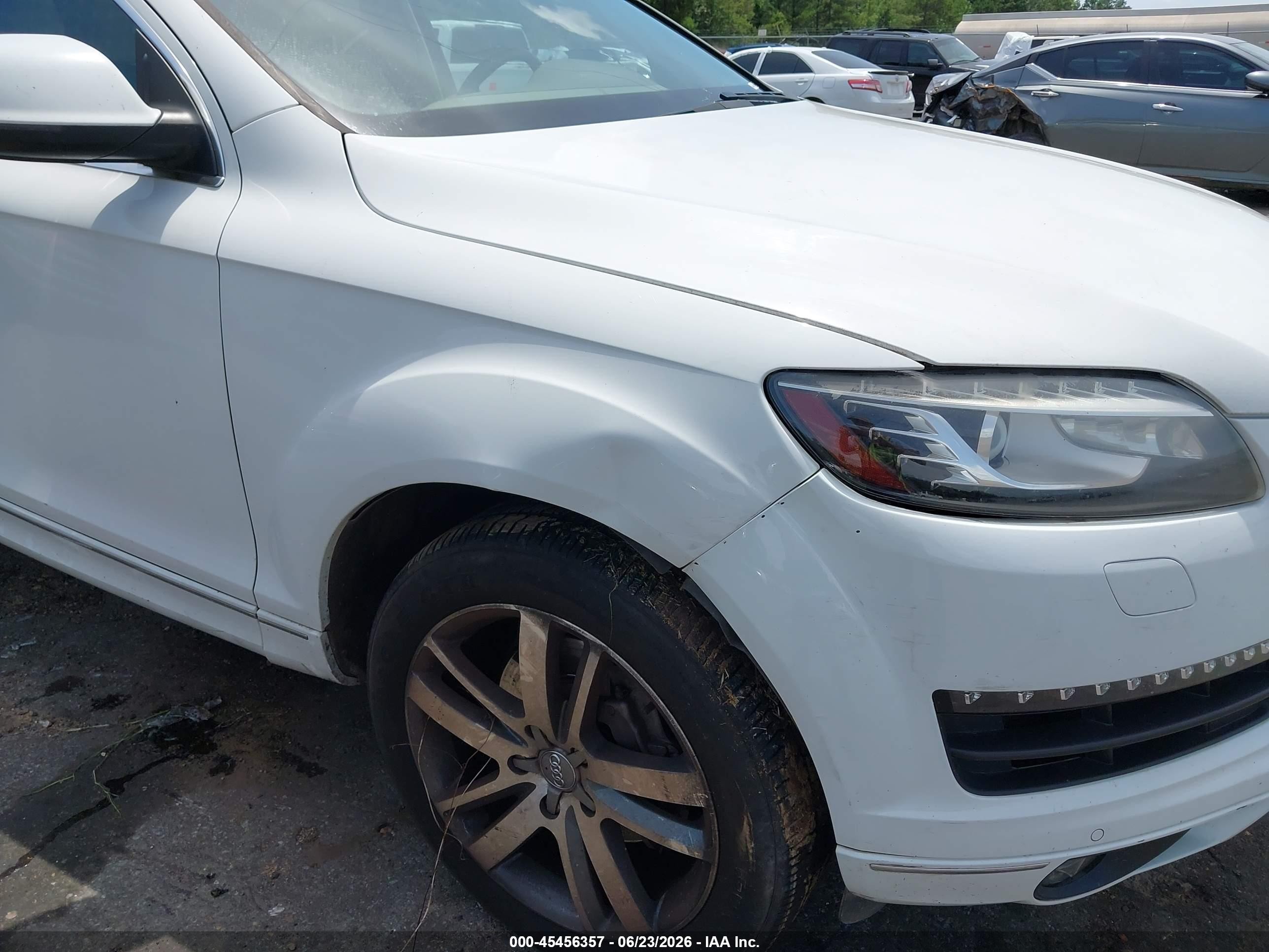 2015 Audi Q7 3.0t Premium White vin: WA1LGAFE6FD031623