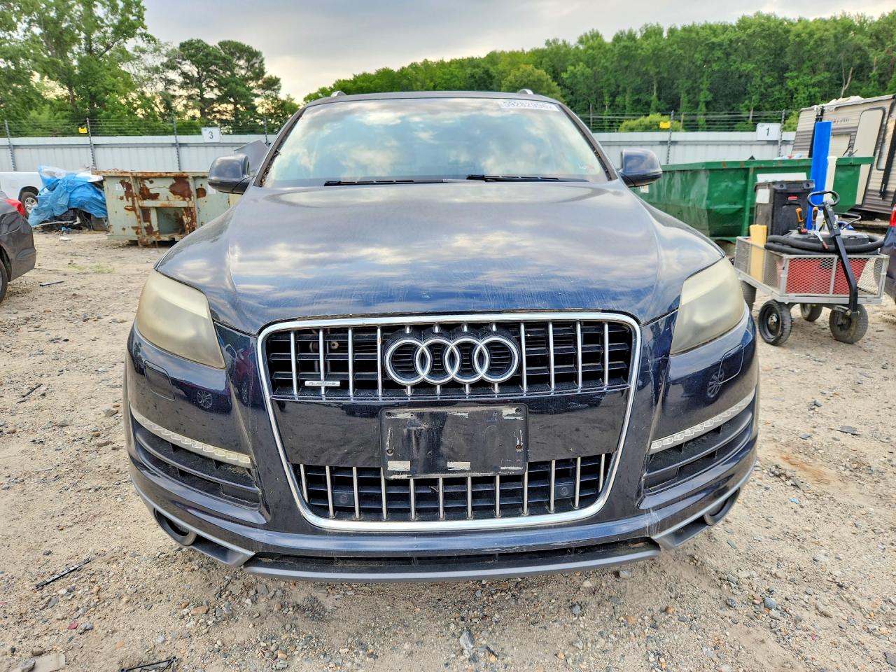 2011 Audi Q7 Premium Plus Blue vin: WA1LGAFE7BD007096
