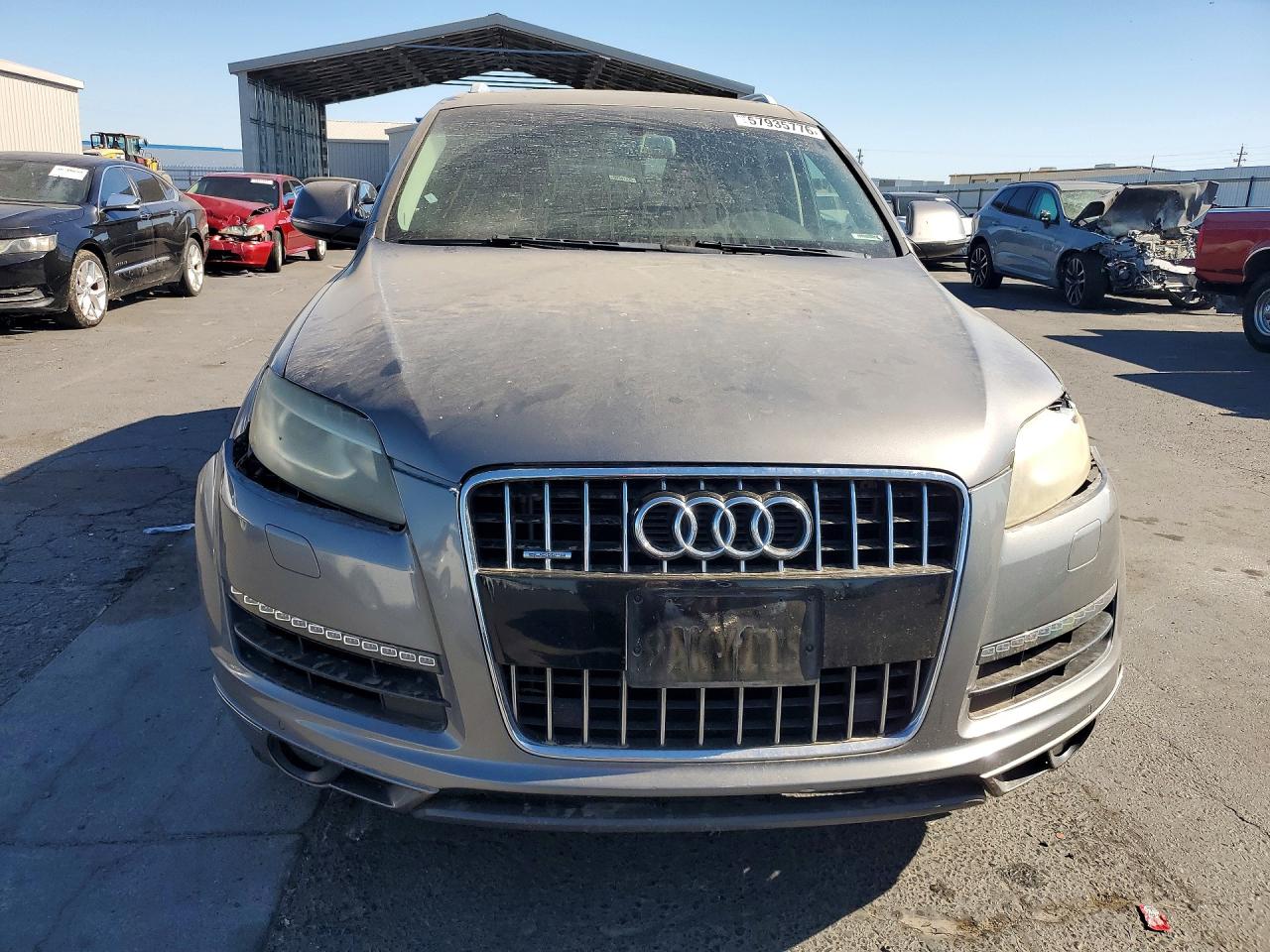 2012 Audi Q7 Premium Plus Gray vin: WA1LGAFE7CD004068