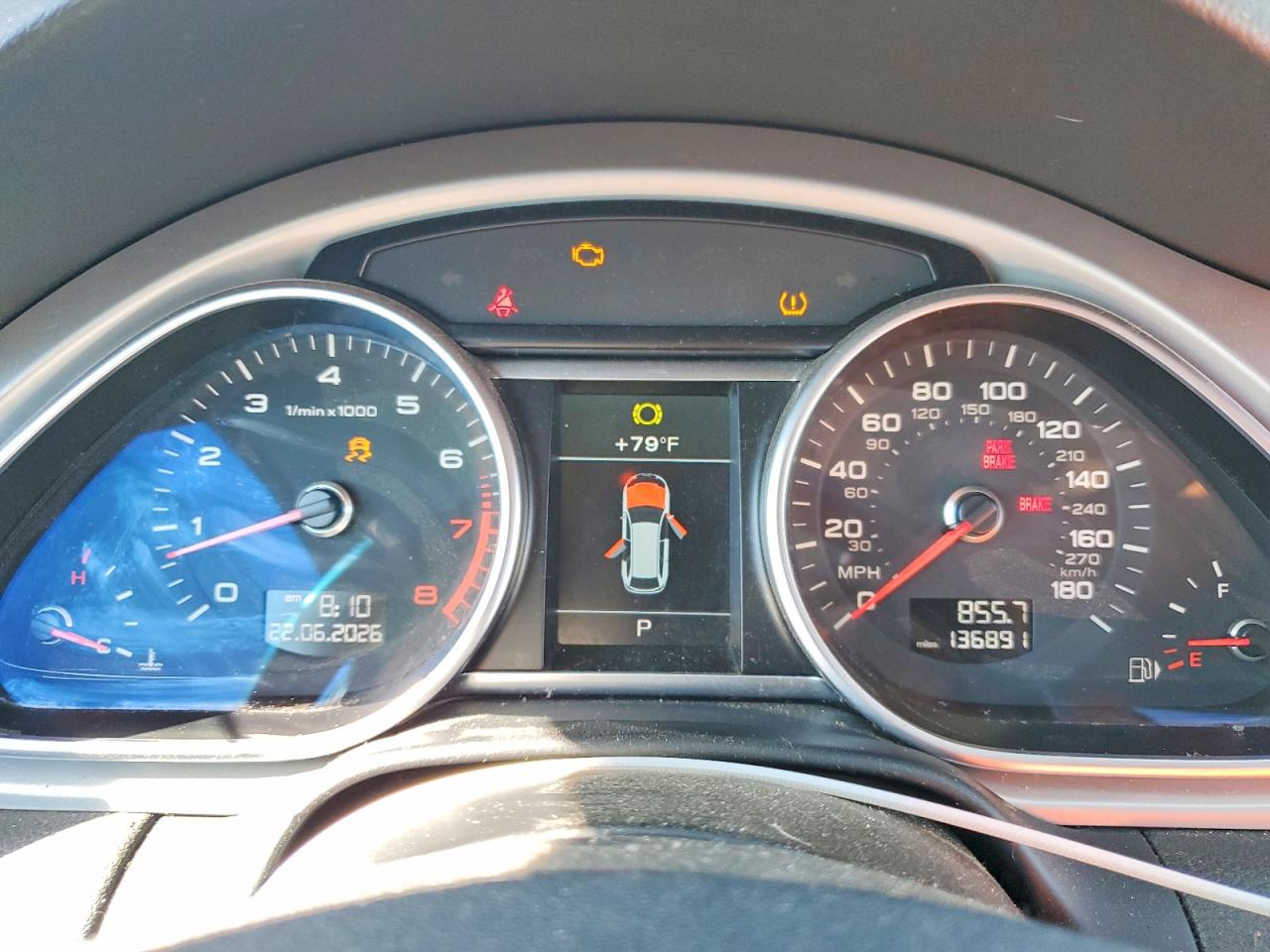 2012 Audi Q7 Premium Plus Gray vin: WA1LGAFE7CD004068