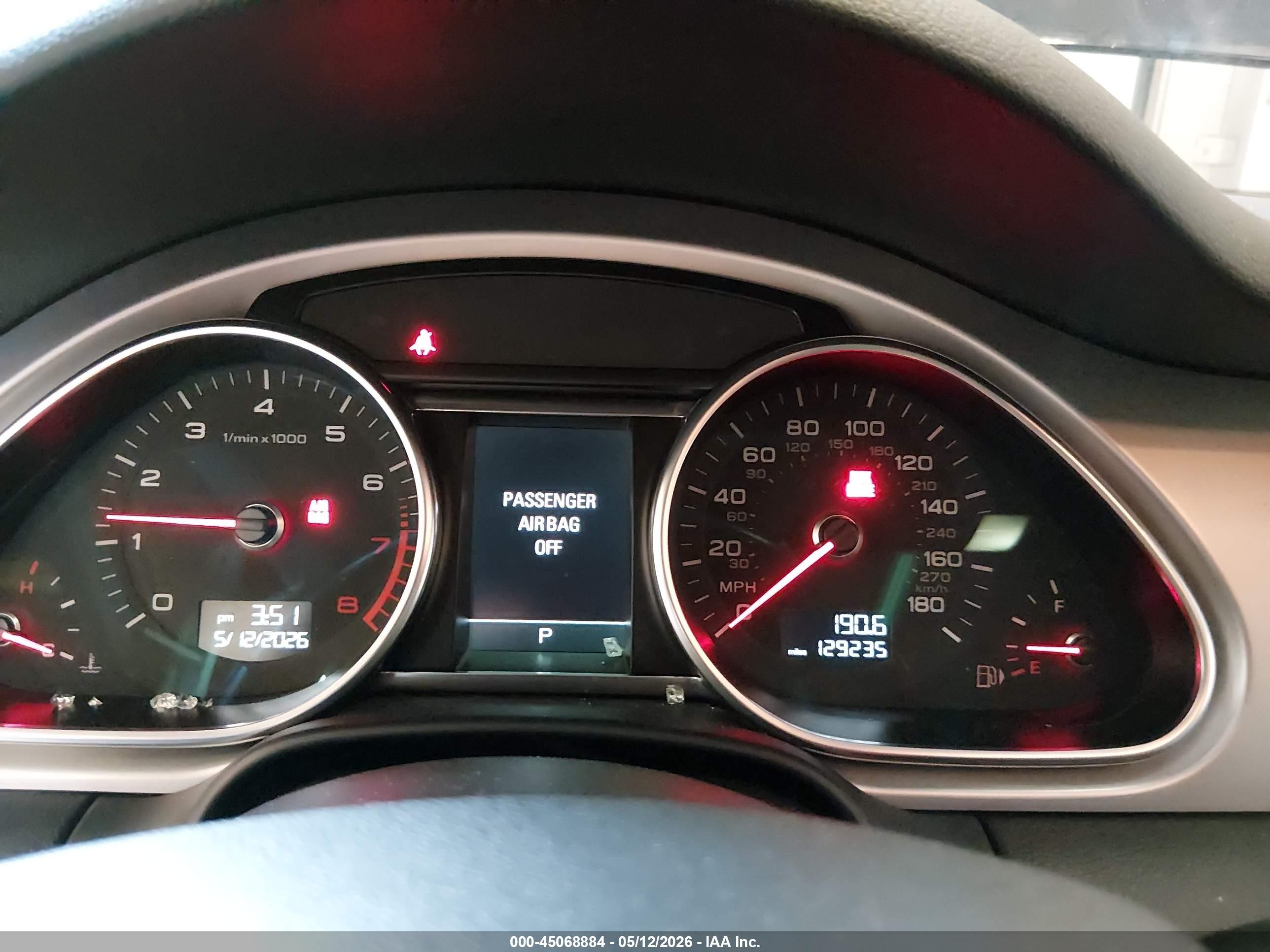 2013 Audi Q7 3.0t Premium Black vin: WA1LGAFE7DD001043