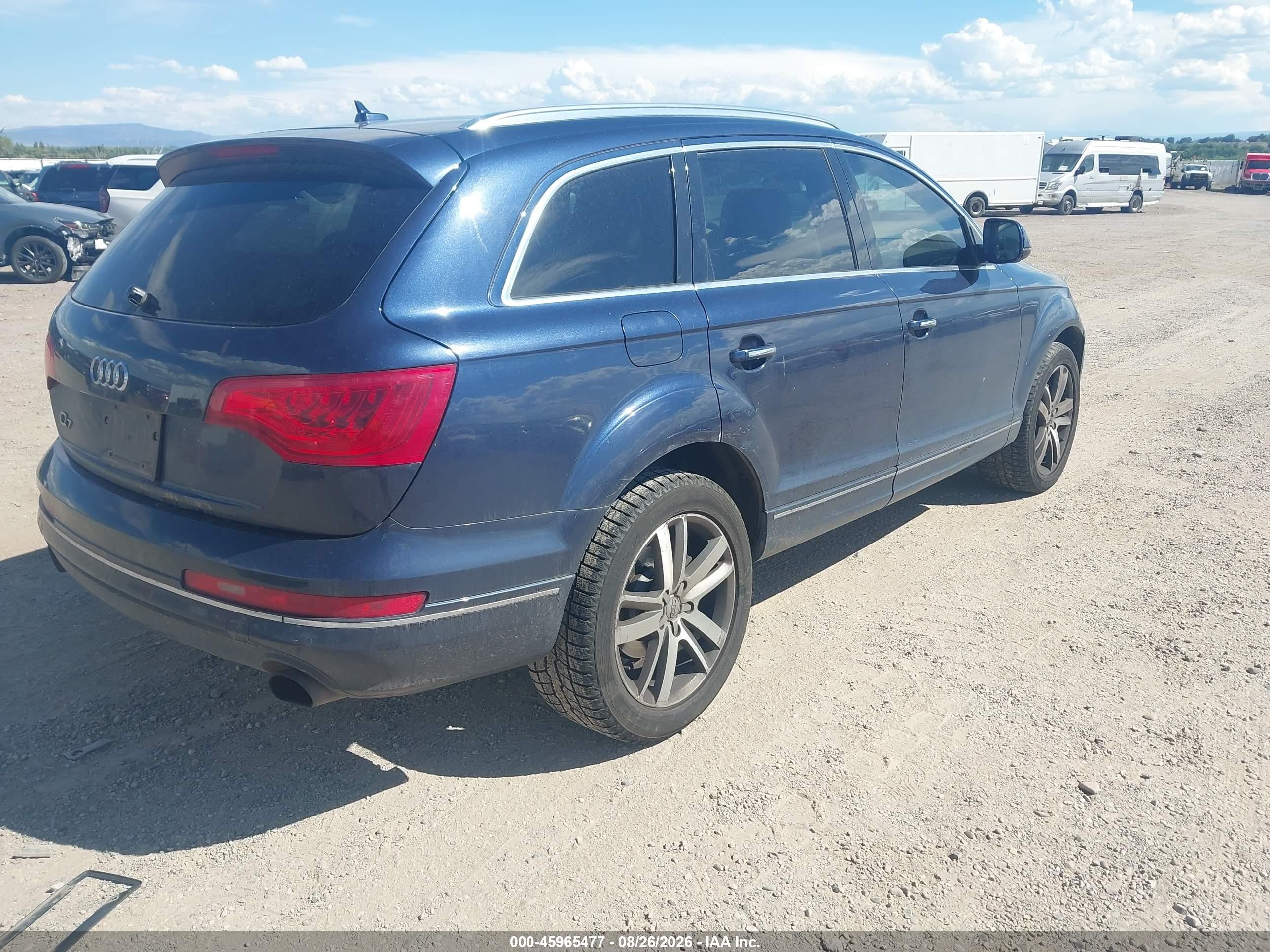 2013 Audi Q7 3.0t Premium Blue vin: WA1LGAFE7DD003584