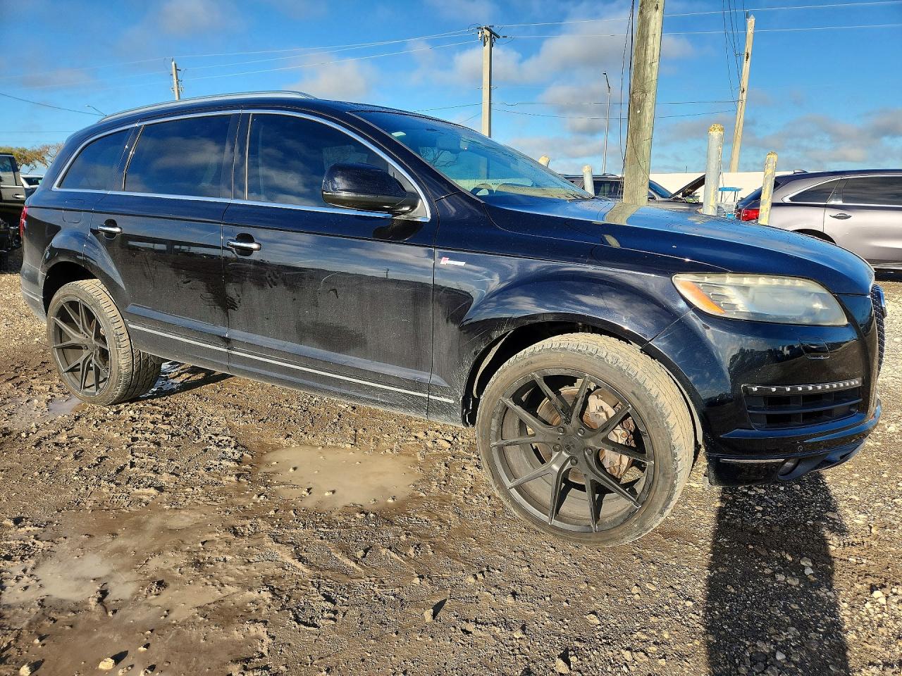 2013 Audi Q7 Premium Plus Black vin: WA1LGAFE7DD007053
