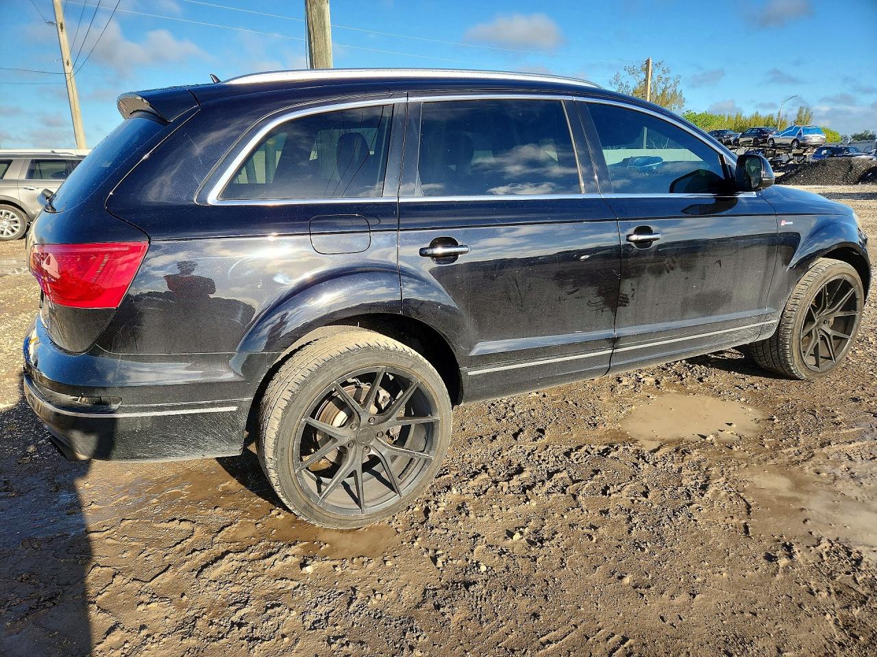 2013 Audi Q7 Premium Plus Black vin: WA1LGAFE7DD007053