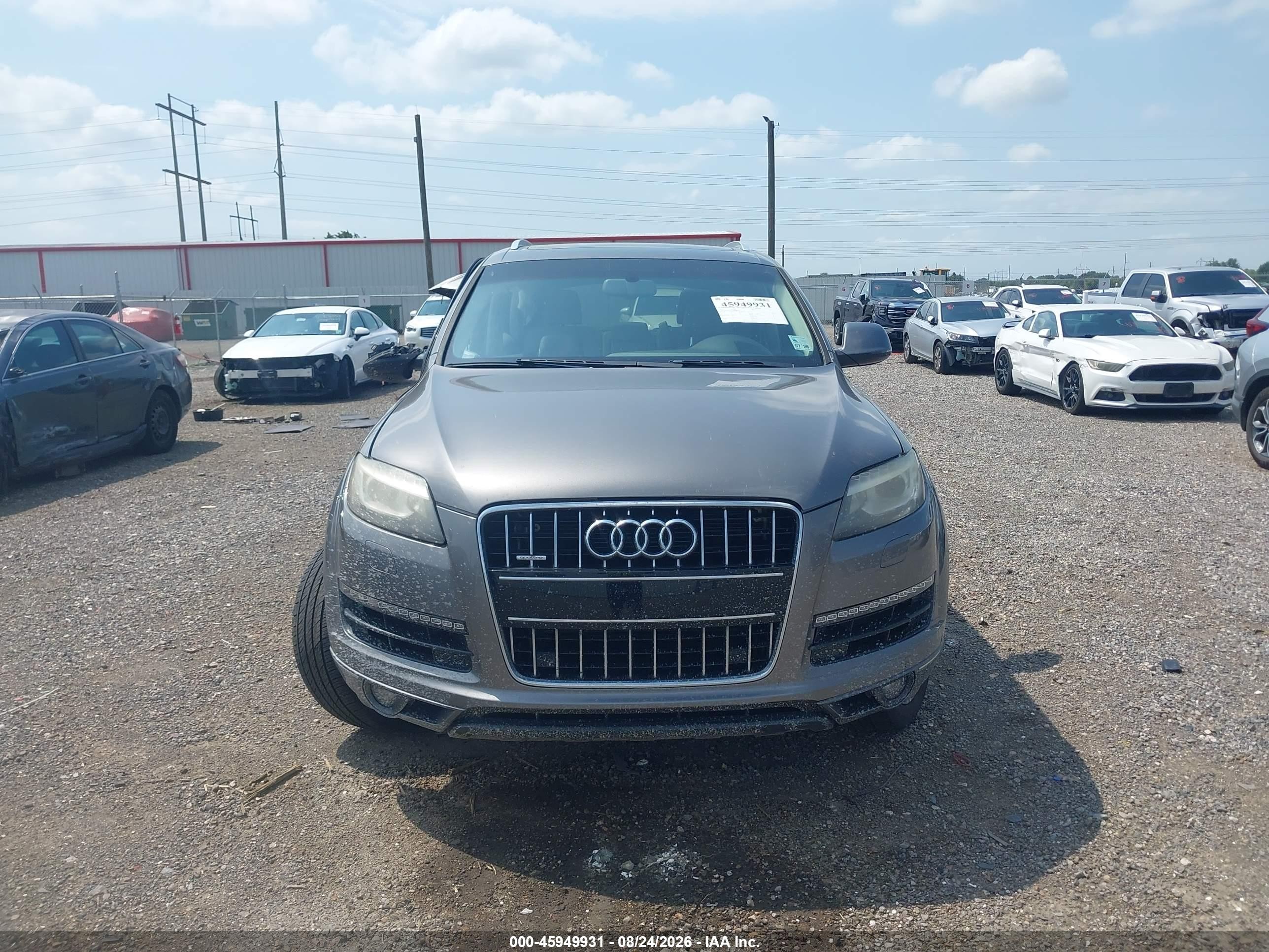 2013 Audi Q7 3.0t Premium Gray vin: WA1LGAFE7DD008655