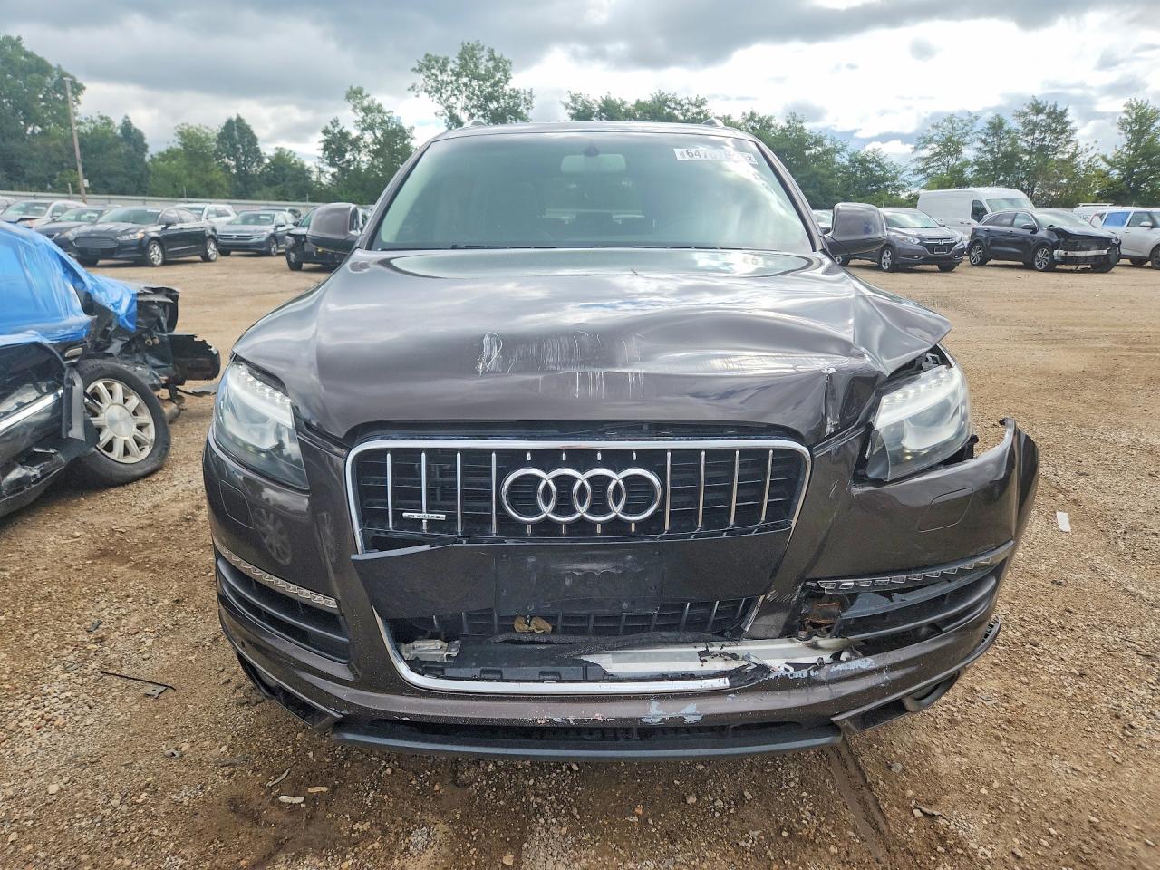 2015 Audi Q7 Premium Plus Brown vin: WA1LGAFE7FD010960