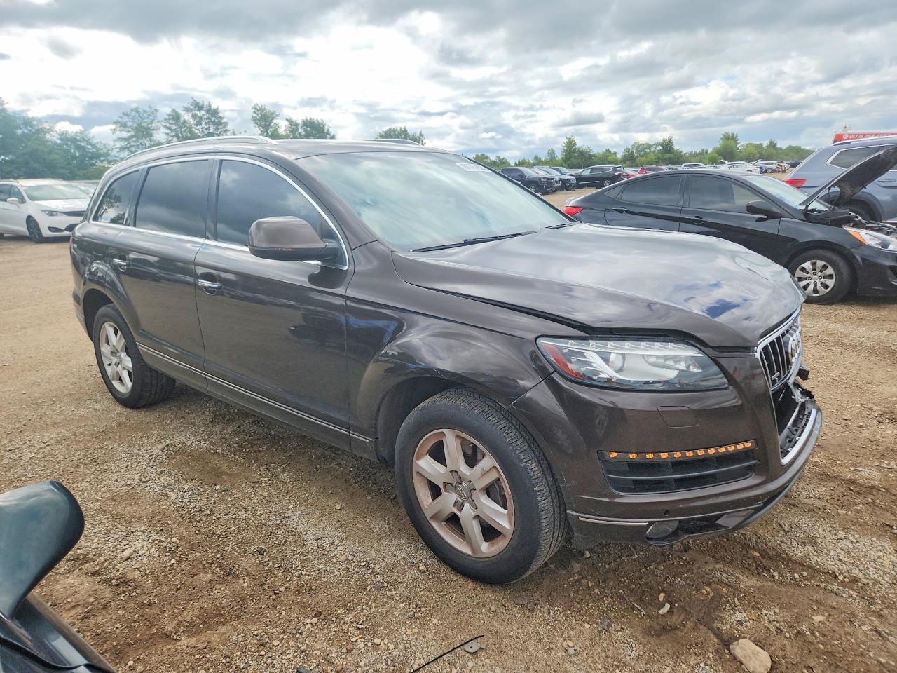2015 Audi Q7 Premium Plus Brown vin: WA1LGAFE7FD010960