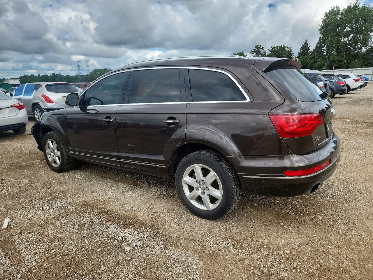 2015 Audi Q7 Premium Plus Brown vin: WA1LGAFE7FD010960
