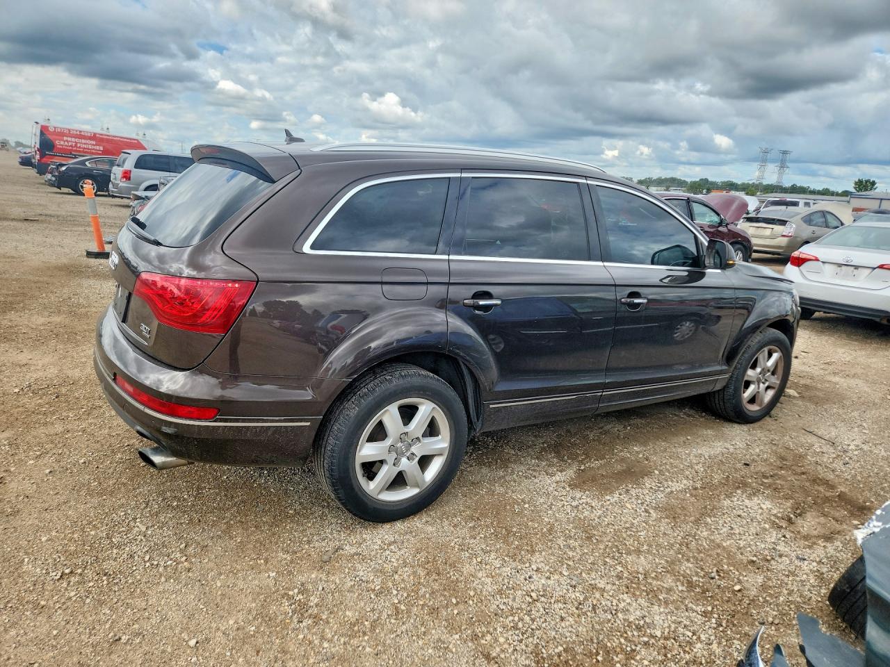 2015 Audi Q7 Premium Plus Brown vin: WA1LGAFE7FD010960