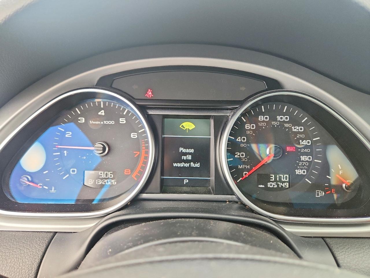 2015 Audi Q7 Premium Plus Серый vin: WA1LGAFE7FD012904