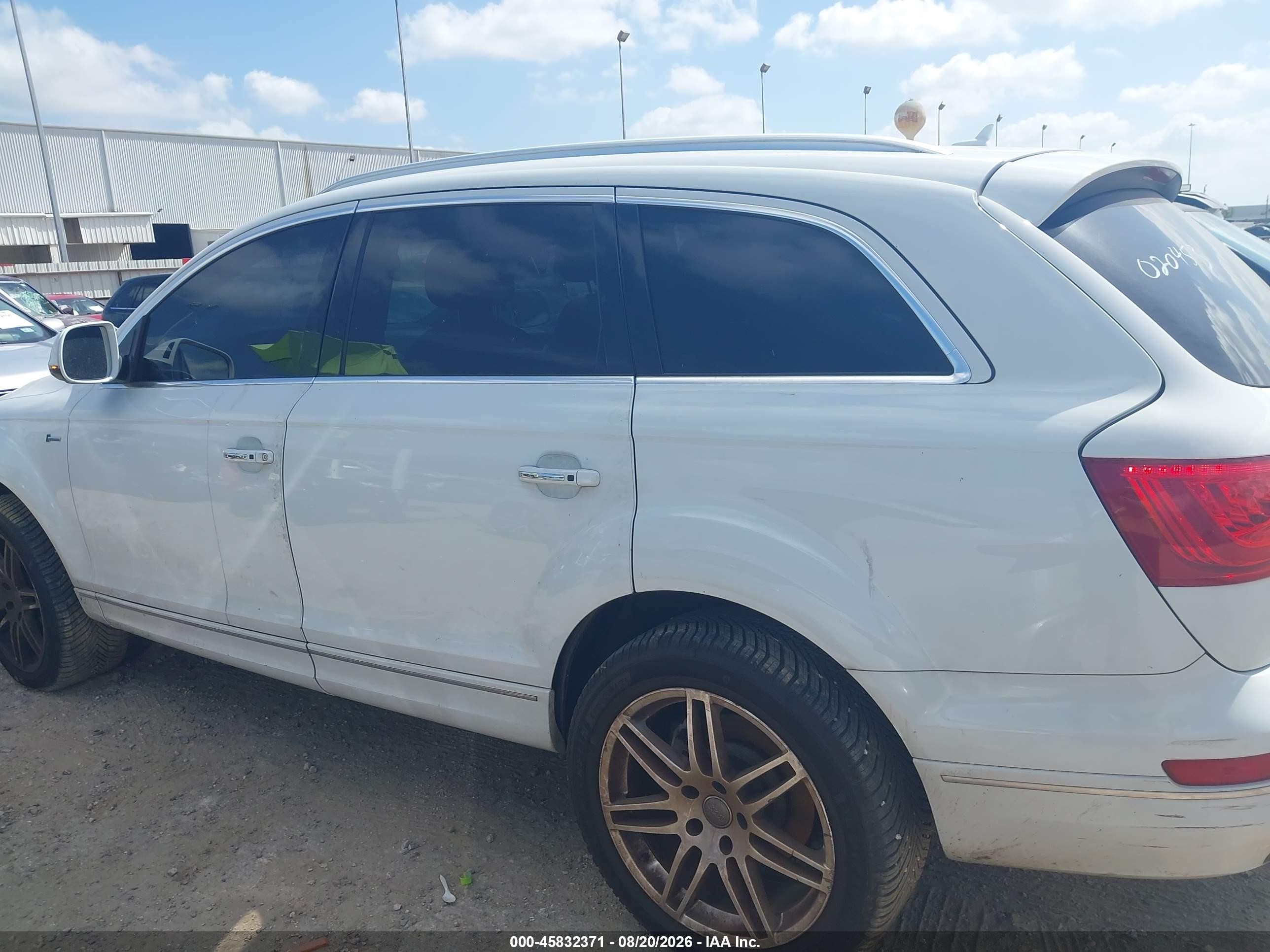 2015 Audi Q7 3.0t Premium White vin: WA1LGAFE7FD020453