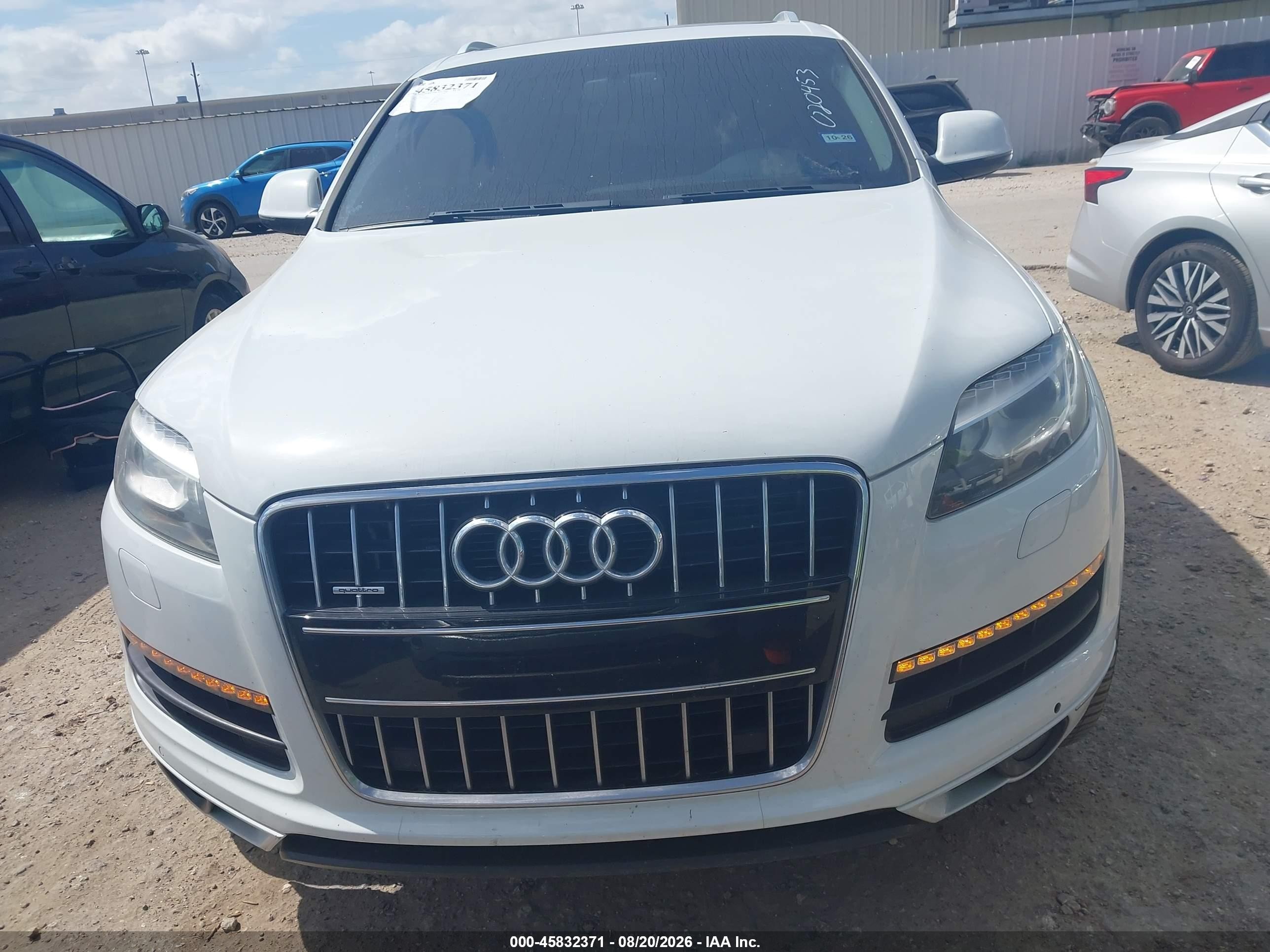 2015 Audi Q7 3.0t Premium White vin: WA1LGAFE7FD020453