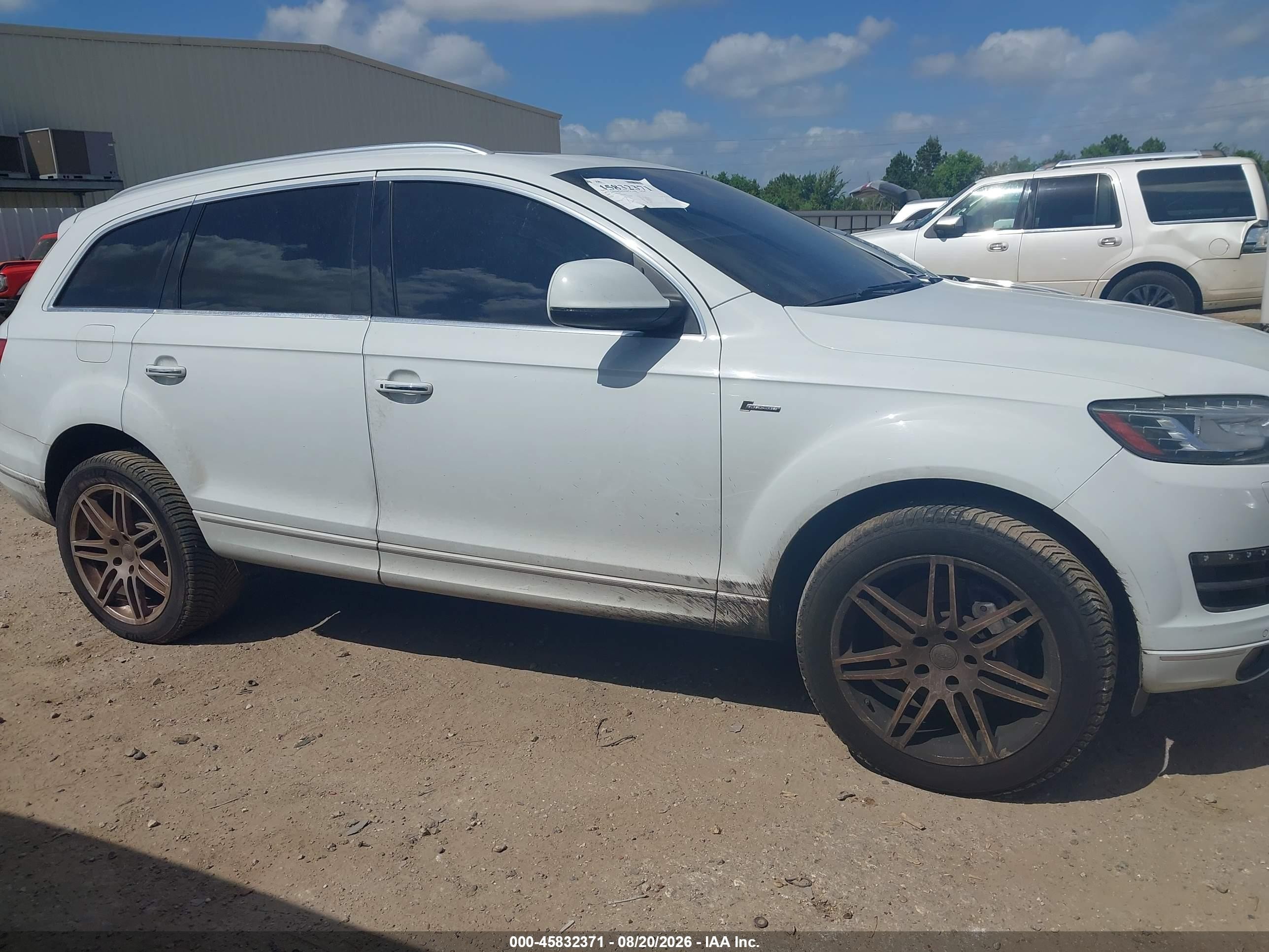2015 Audi Q7 3.0t Premium White vin: WA1LGAFE7FD020453