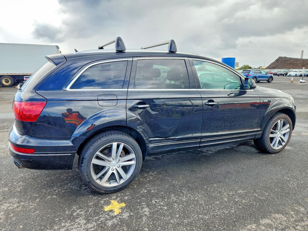 2013 Audi Q7 Premium Plus Black vin: WA1LGAFE8DD016117