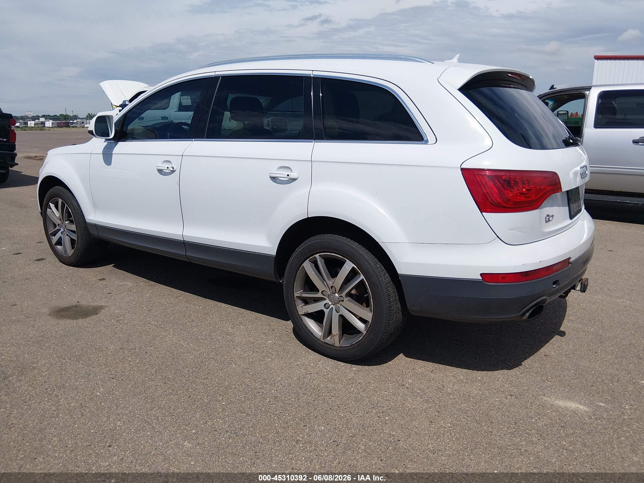 2014 Audi Q7 3.0t Premium White vin: WA1LGAFE8ED006933