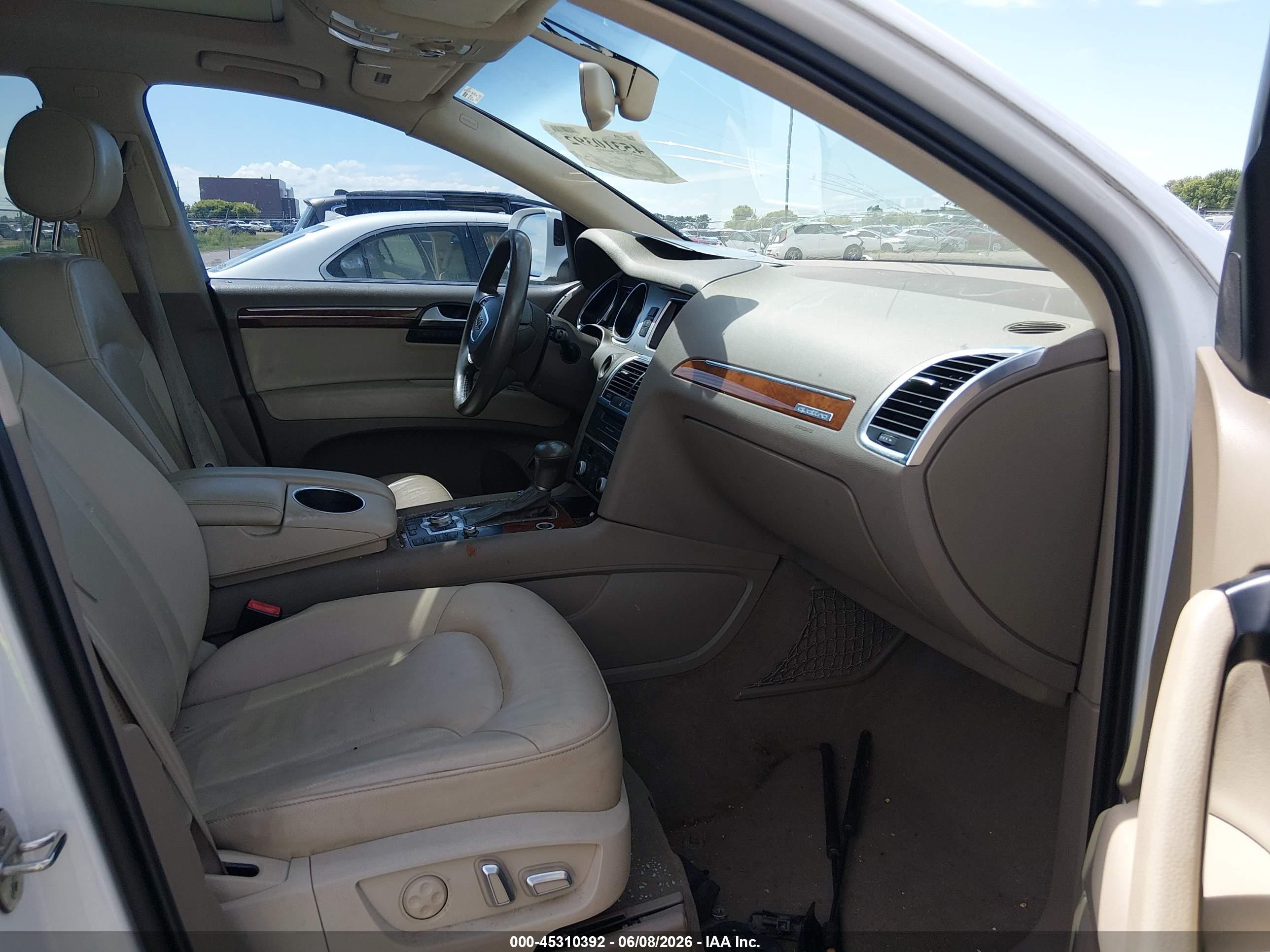 2014 Audi Q7 3.0t Premium White vin: WA1LGAFE8ED006933