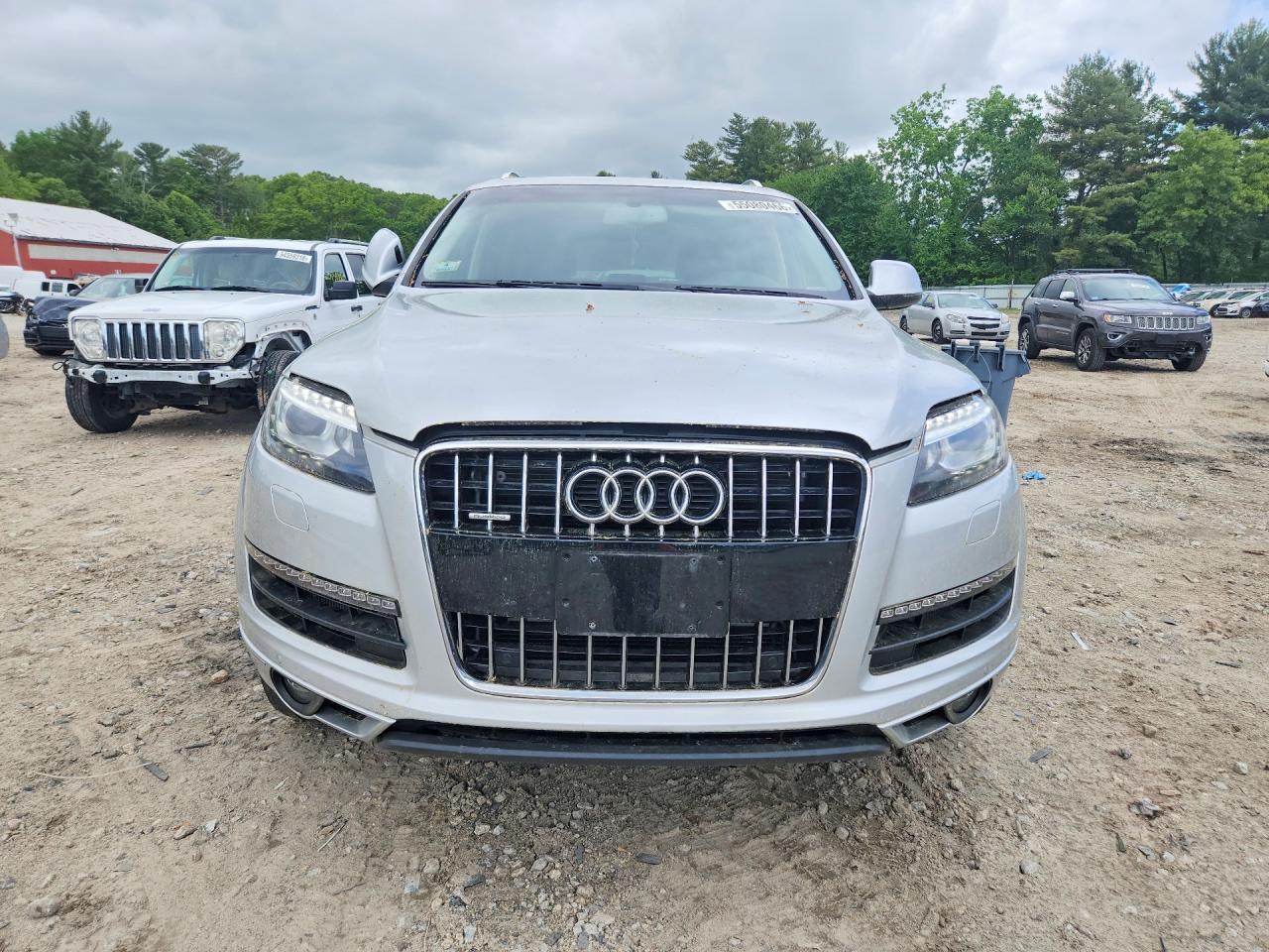 2014 Audi Q7 Premium Plus Silver vin: WA1LGAFE8ED011243