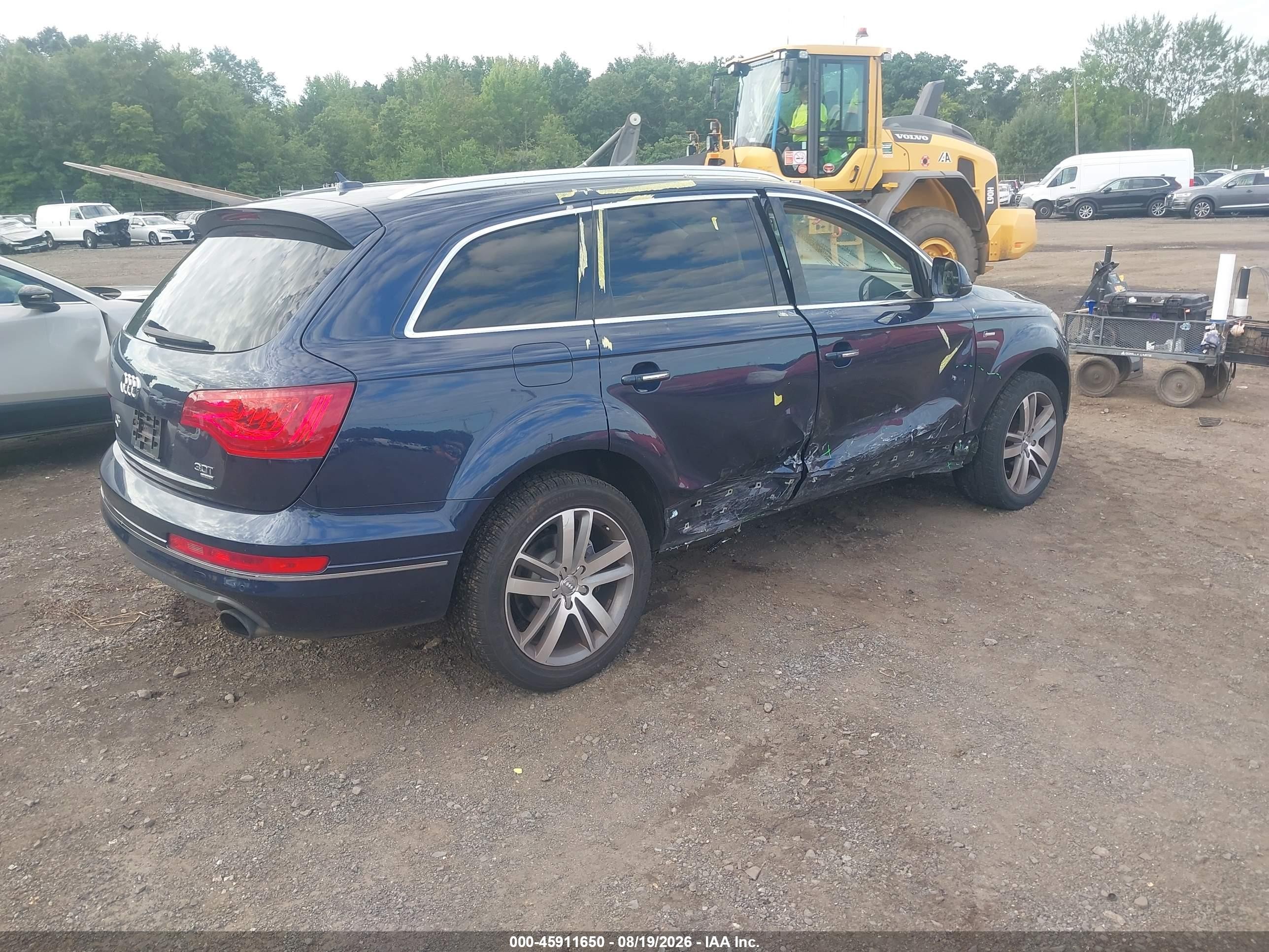 2014 Audi Q7 3.0t Premium Blue vin: WA1LGAFE8ED018452