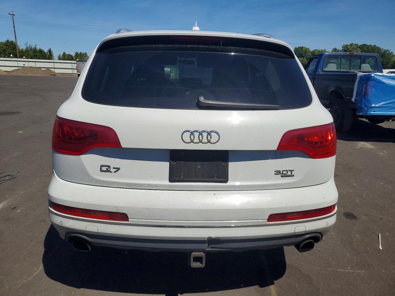 2014 Audi Q7 Premium Plus White vin: WA1LGAFE8ED020752