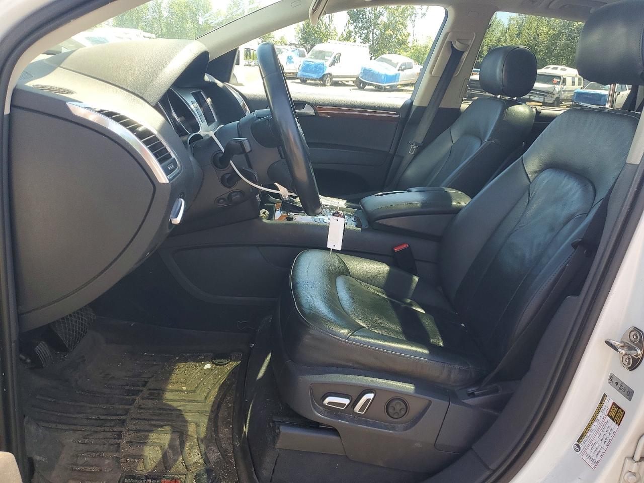 2014 Audi Q7 Premium Plus White vin: WA1LGAFE8ED020752