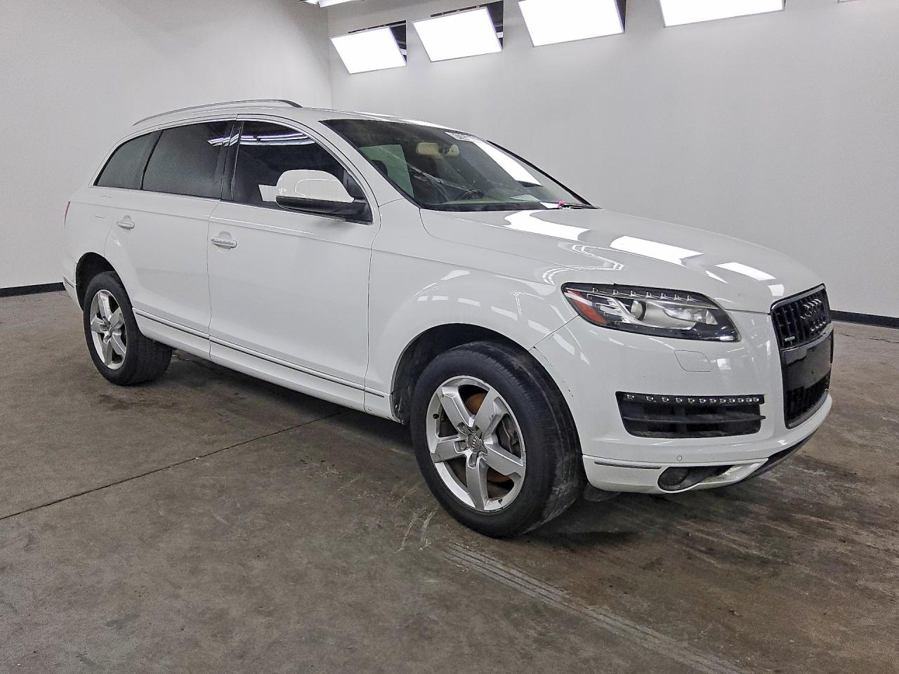 2015 Audi Q7 Premium Plus White vin: WA1LGAFE8FD020252