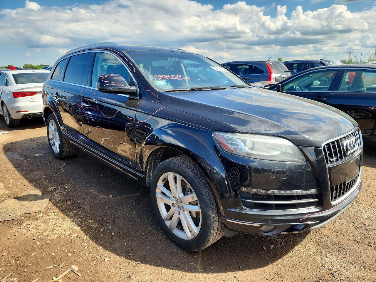 2015 Audi Q7 Premium Plus Черный vin: WA1LGAFE8FD031056