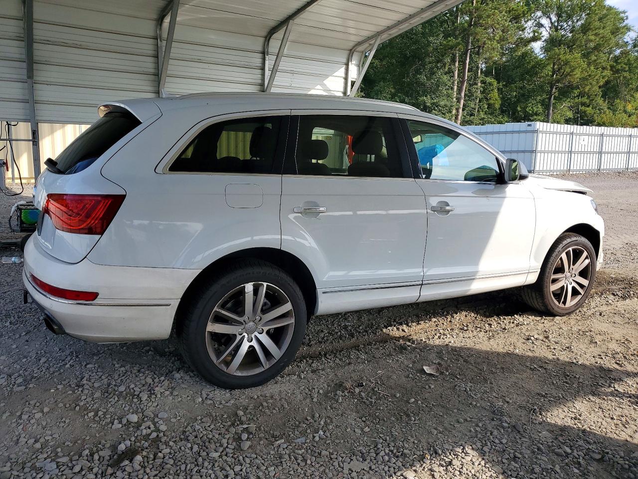 2013 Audi Q7 Premium Plus White vin: WA1LGAFE9DD003246