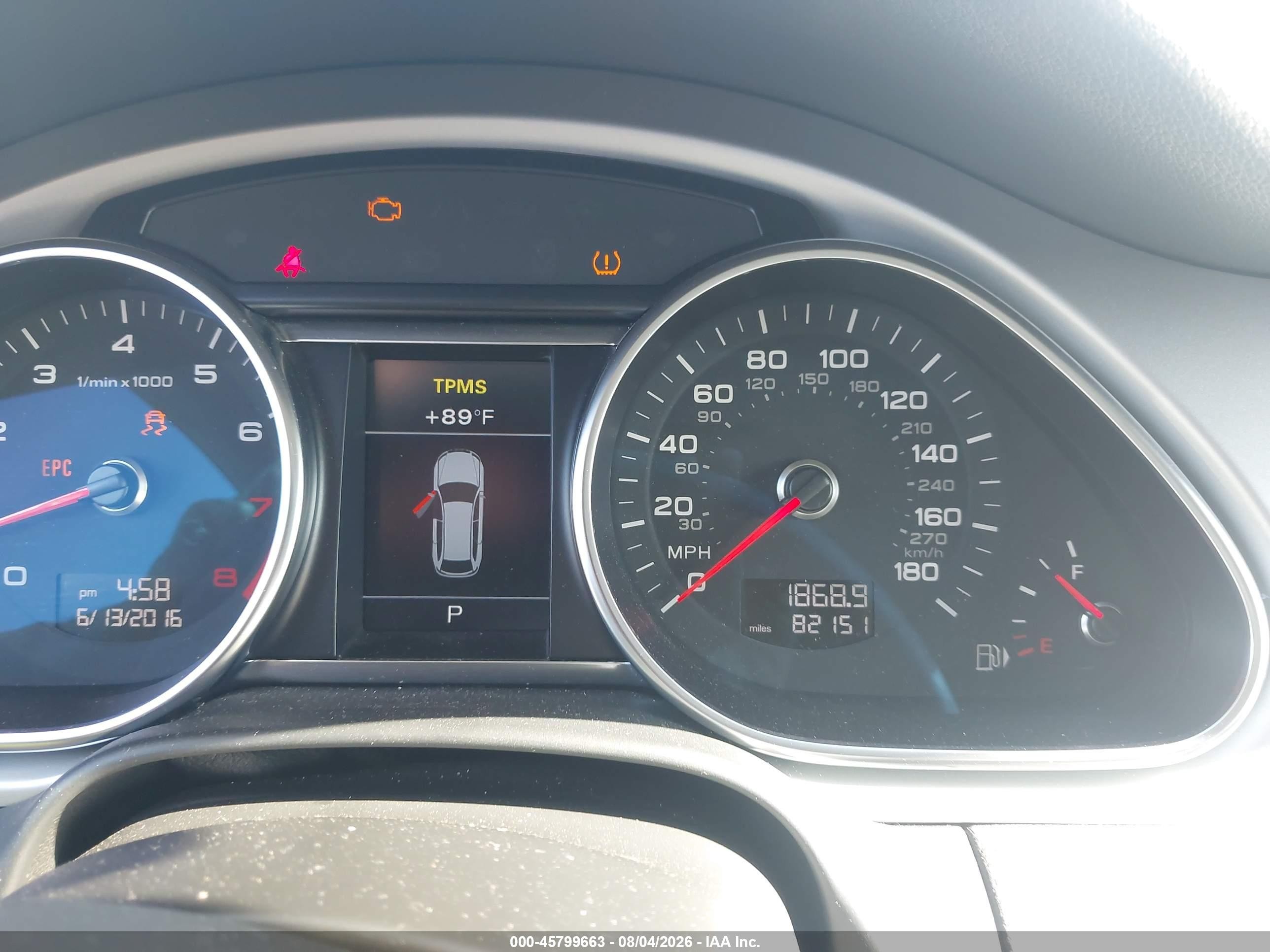 2014 Audi Q7 3.0t Premium Black vin: WA1LGAFE9ED003605