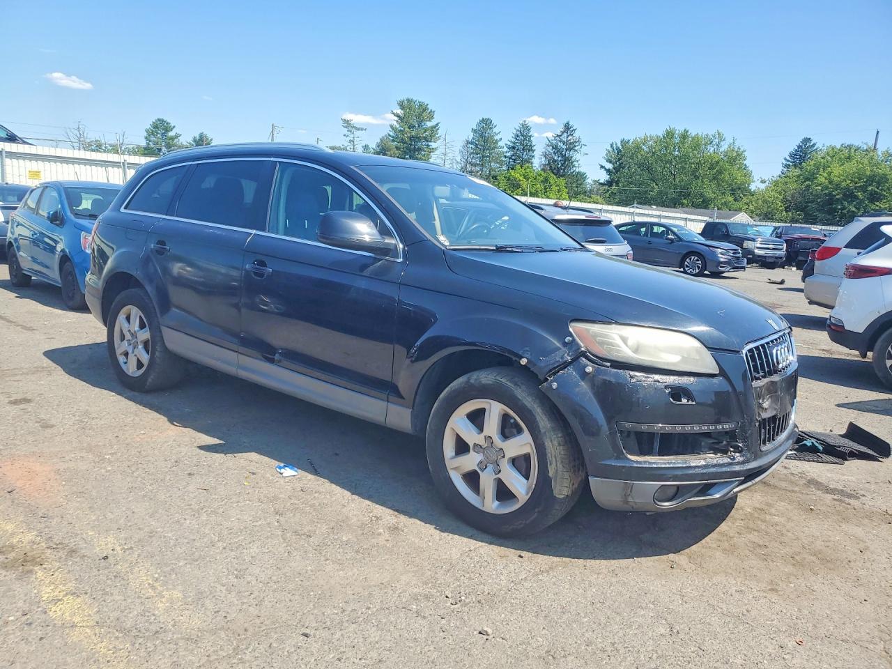 2014 Audi Q7 Premium Plus Black vin: WA1LGAFE9ED011154