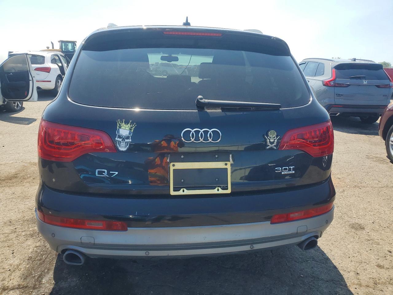 2014 Audi Q7 Premium Plus Black vin: WA1LGAFE9ED011154