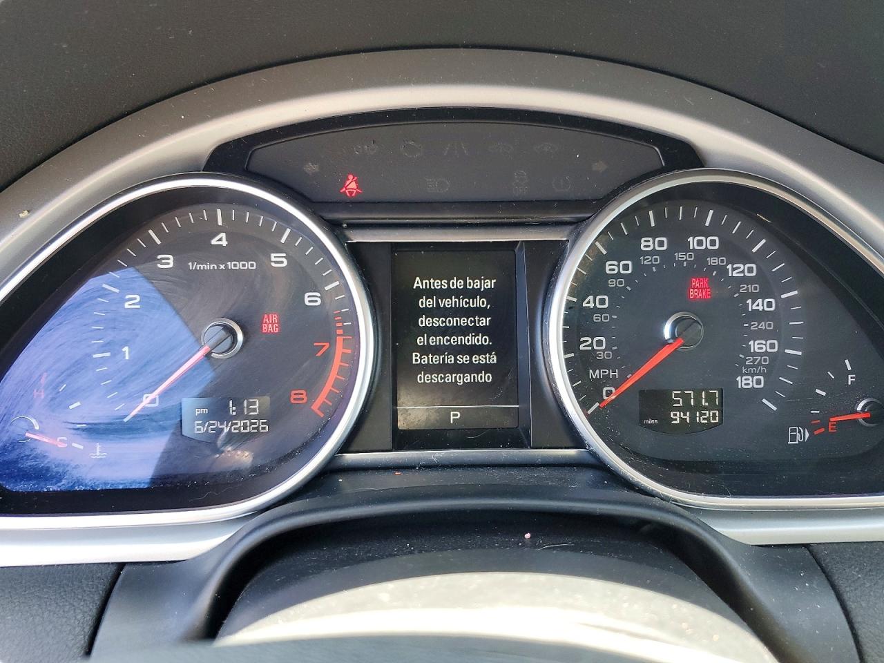 2014 Audi Q7 Premium Plus Blue vin: WA1LGAFE9ED012210