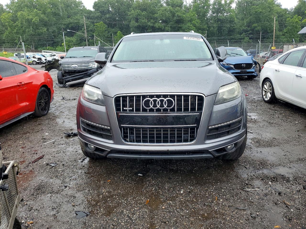 2015 Audi Q7 Premium Plus Gray vin: WA1LGAFE9FD001578
